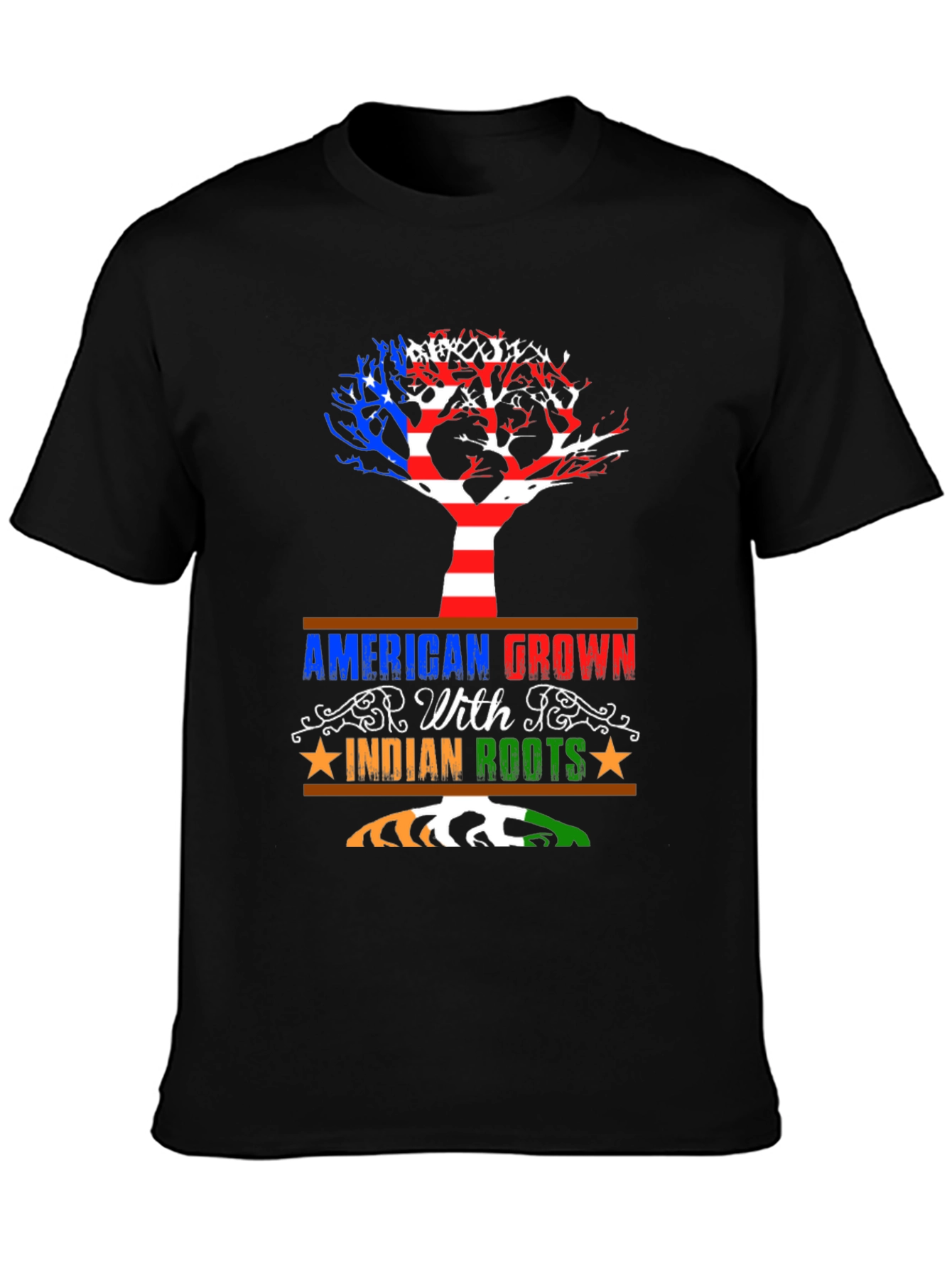 American Grown Indian Roots Graphic Tee