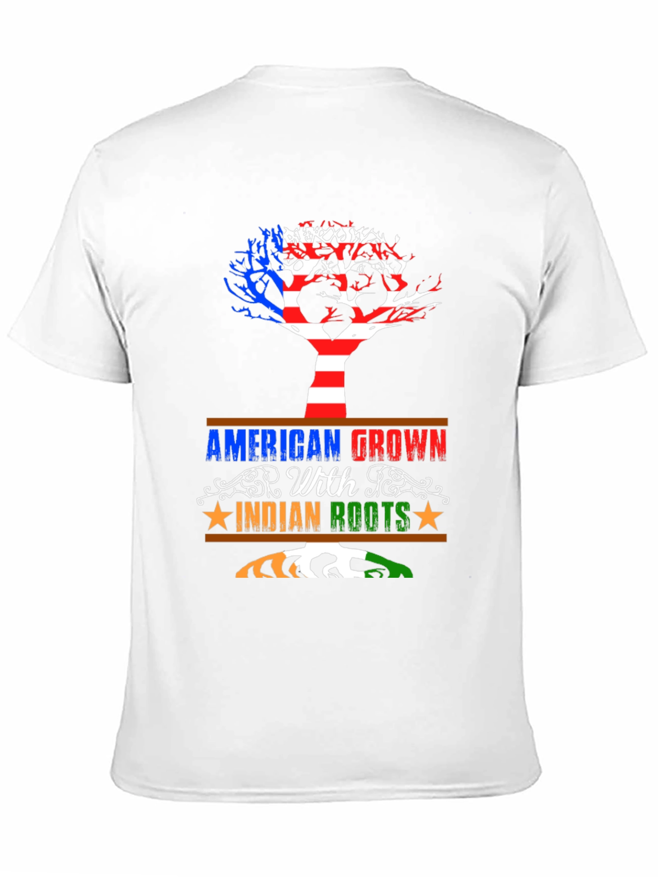American Grown Indian Roots Graphic Tee