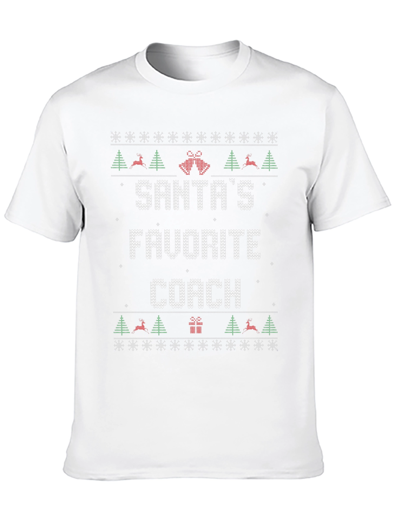 Santas Favorite Coach Ugly Christmas Sweater T-Shirt