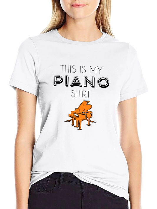 This Is My Piano Shirt - Musician Tee