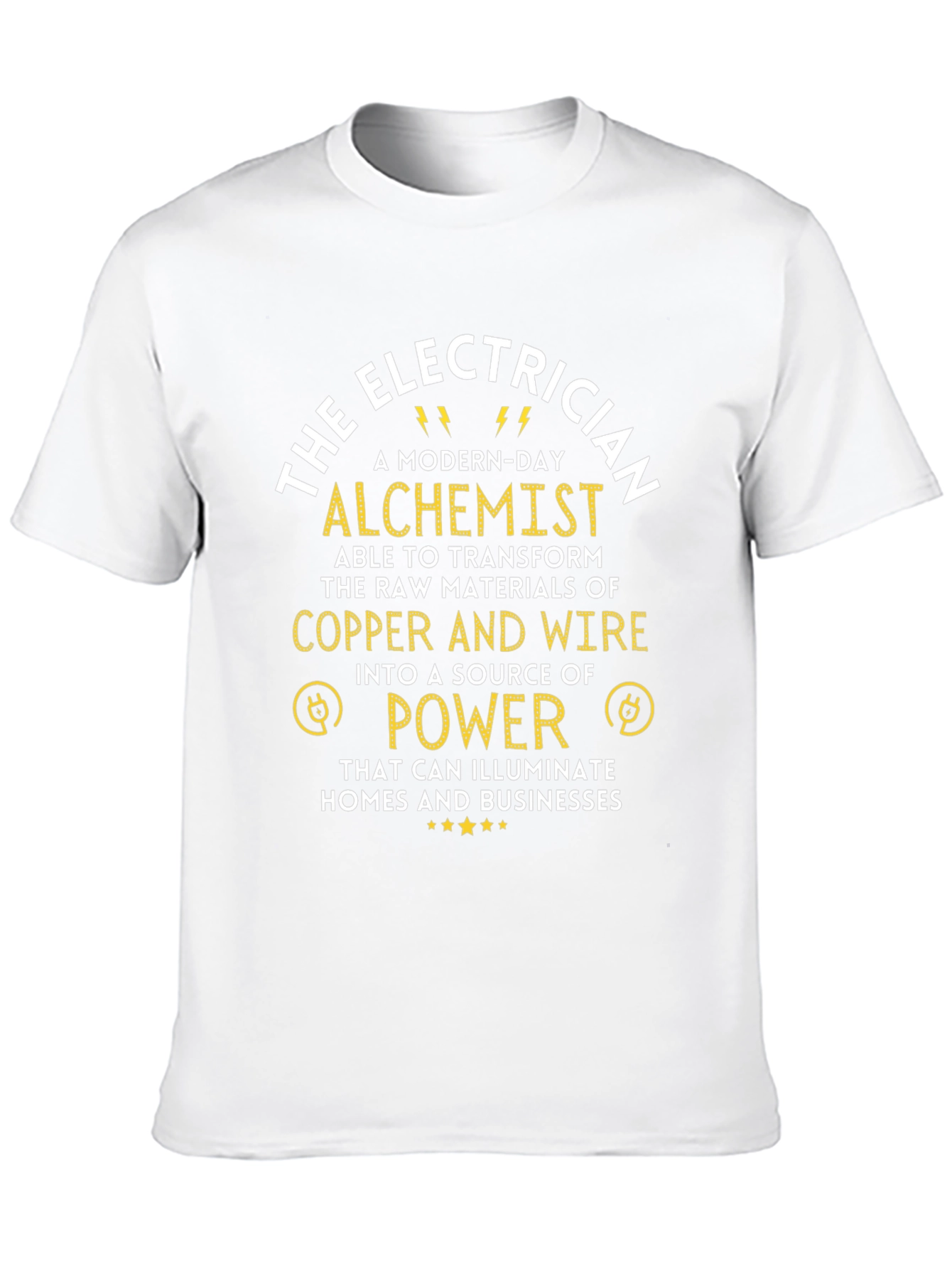 Electrician Alchemist Graphic T-Shirt