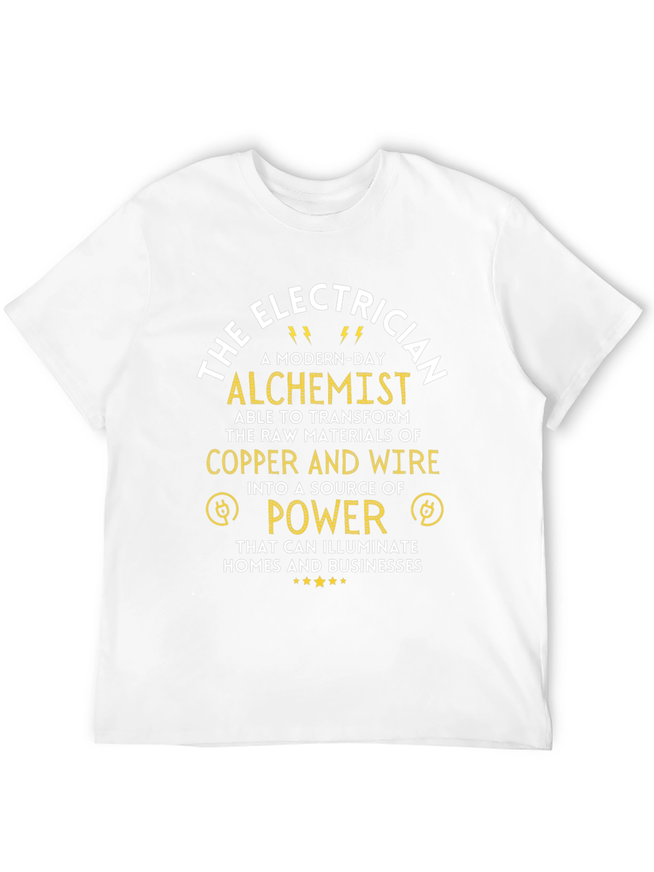 Electrician Alchemist Graphic T-Shirt