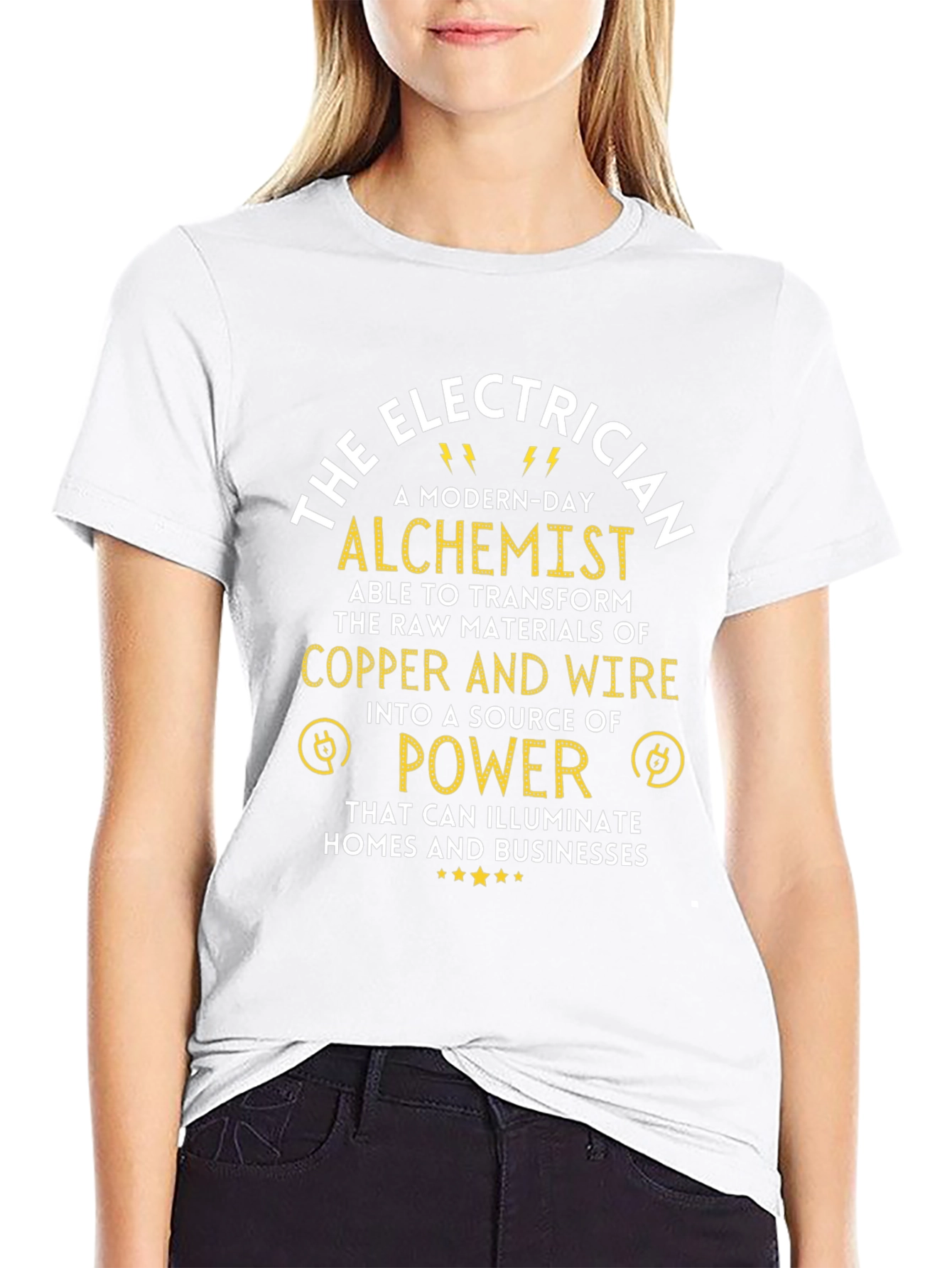 Electrician Alchemist Graphic T-Shirt