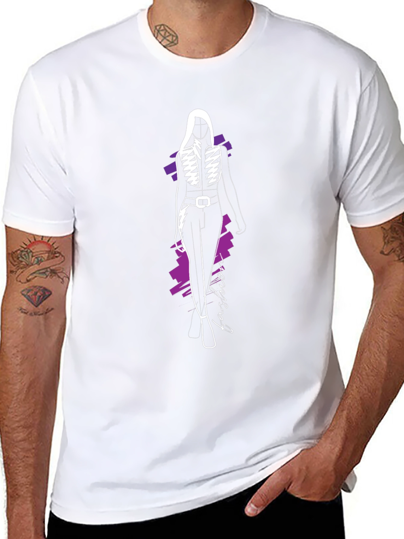 Fashion Sketch Graphic Tee