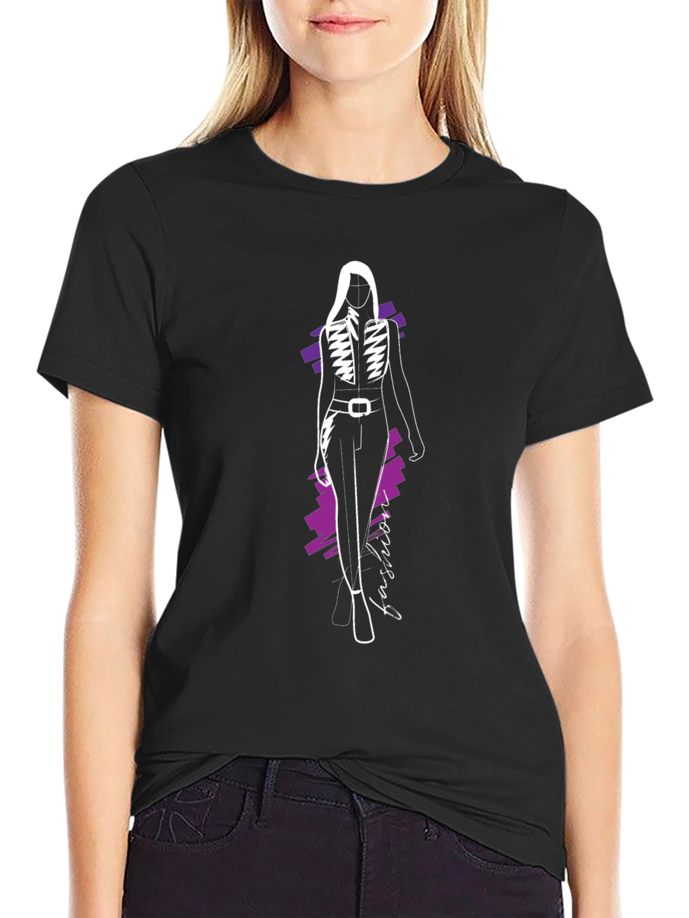 Fashion Sketch Graphic Tee