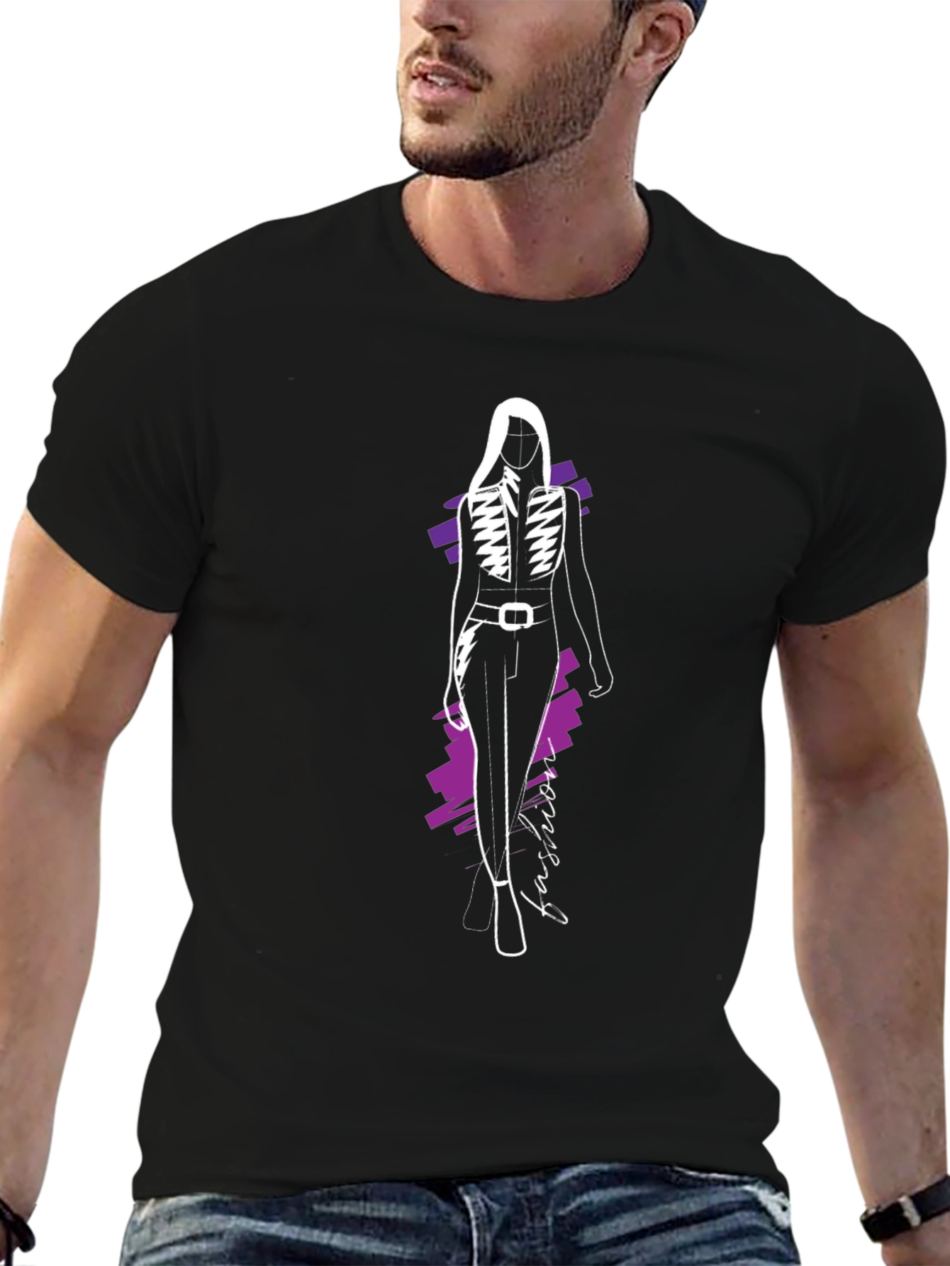 Fashion Sketch Graphic Tee