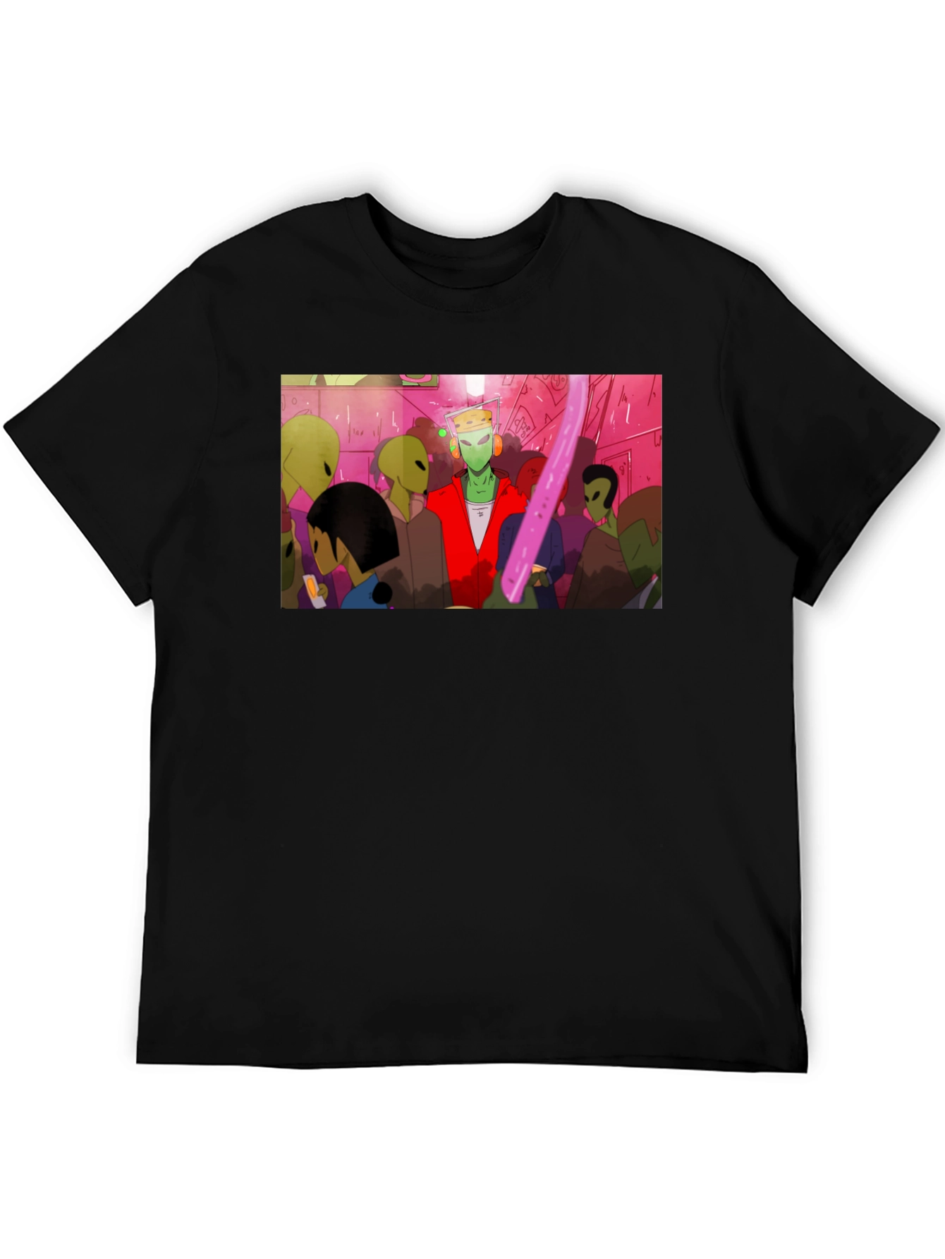 Alien Rave Graphic T-Shirt