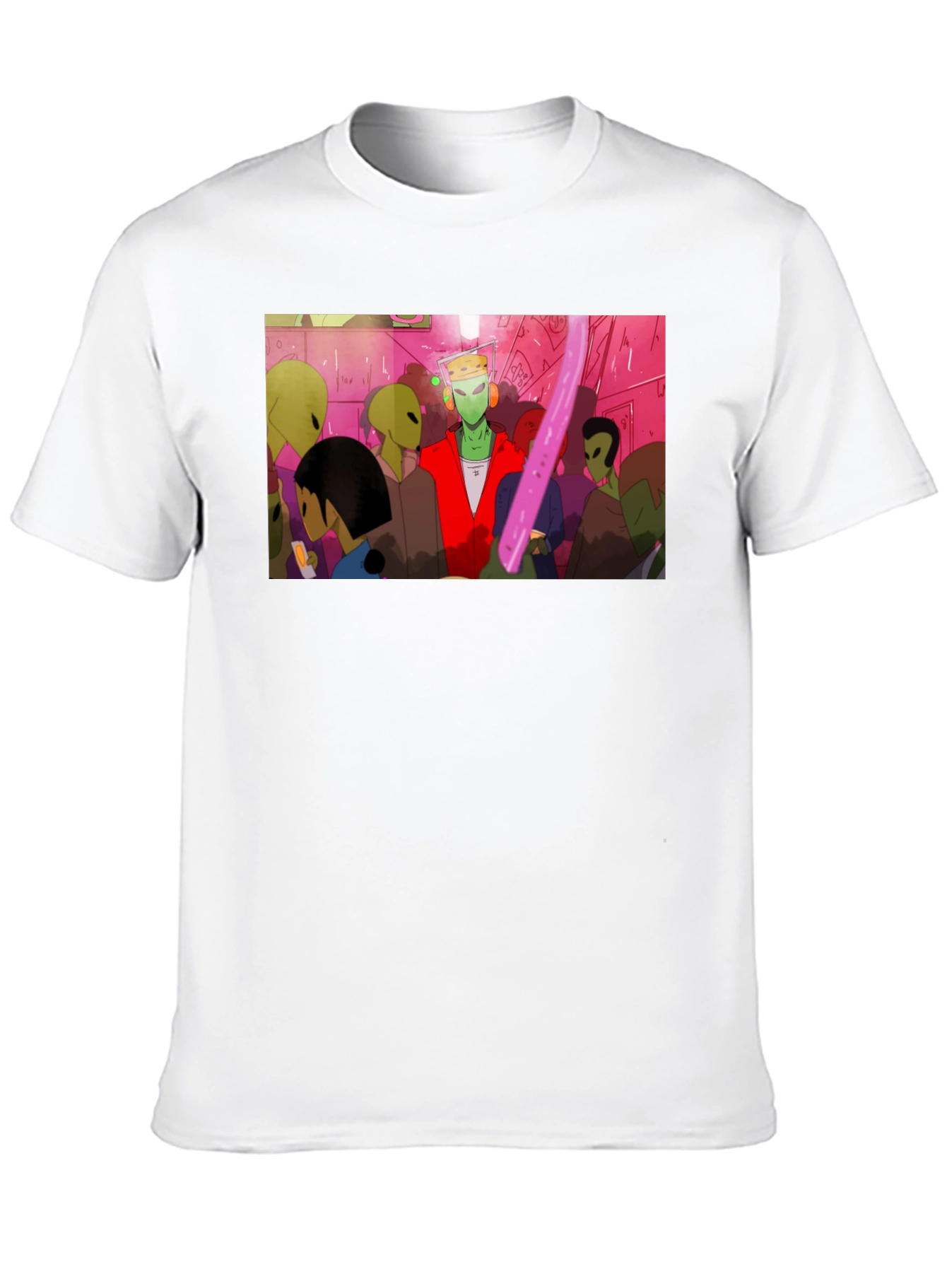Alien Rave Graphic T-Shirt