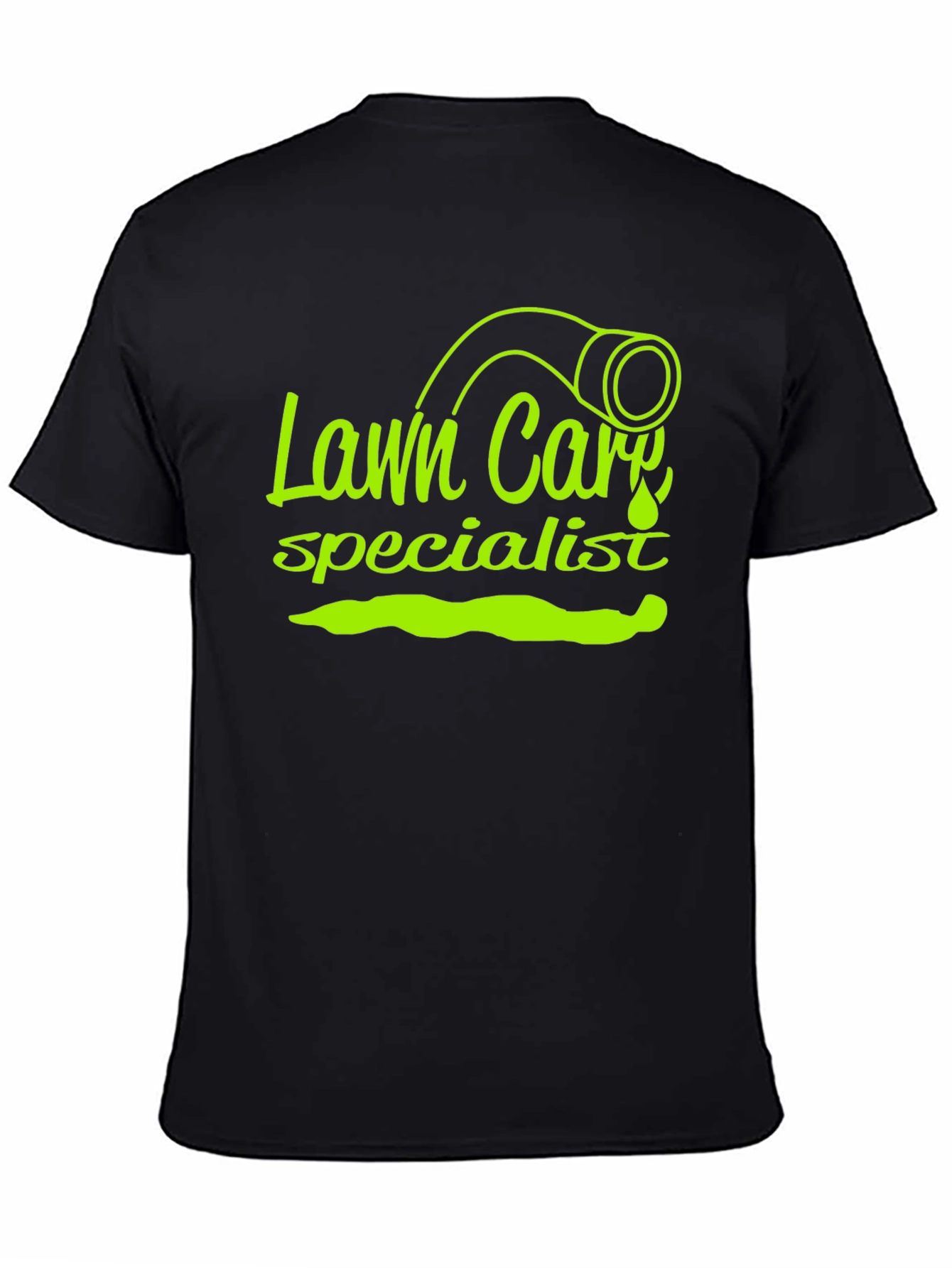 Lawn Care Specialist Graphic Tee - Black