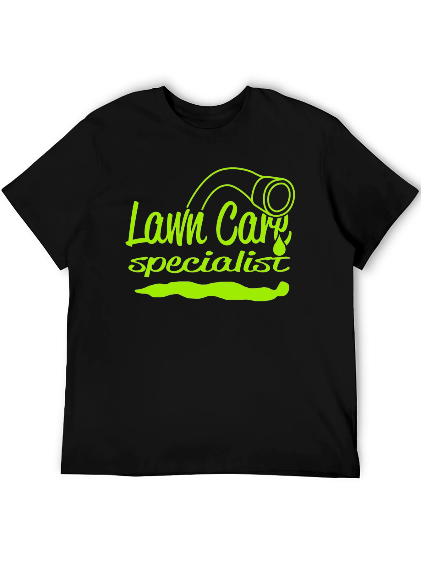 Lawn Care Specialist Graphic Tee - Black