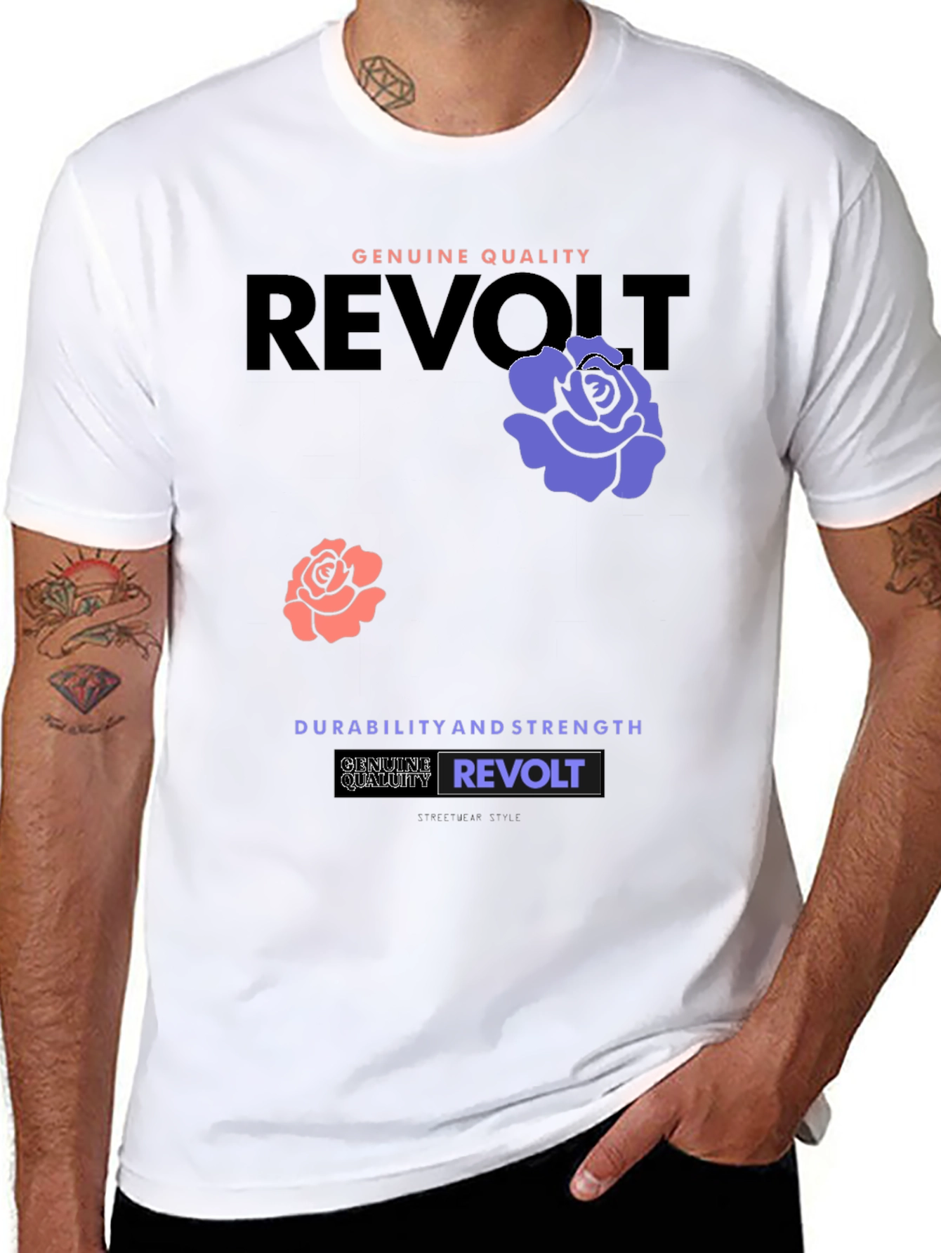 Revolt Graphic Print Tee