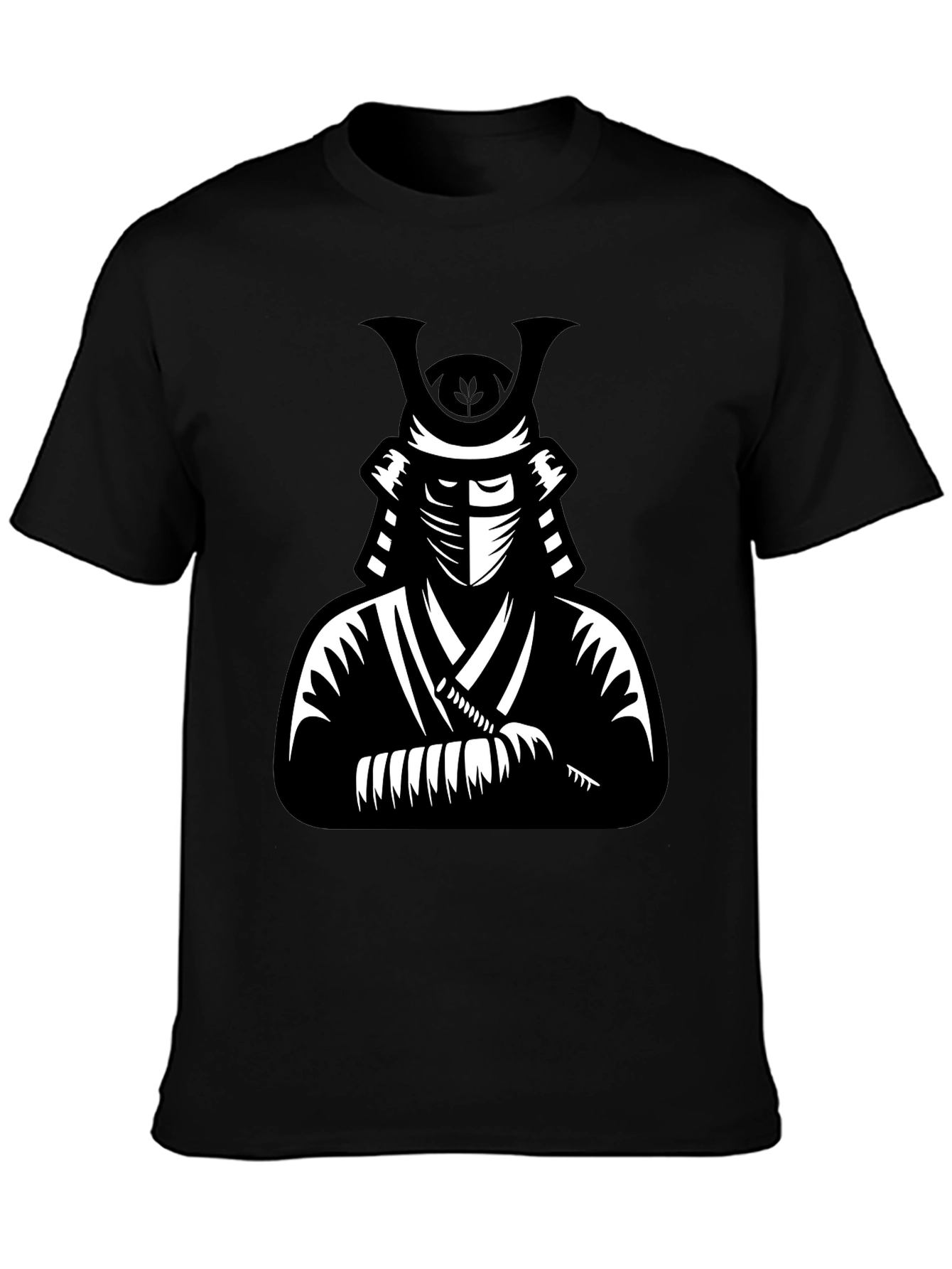 Samurai Graphic Black T-Shirt - Urban Style