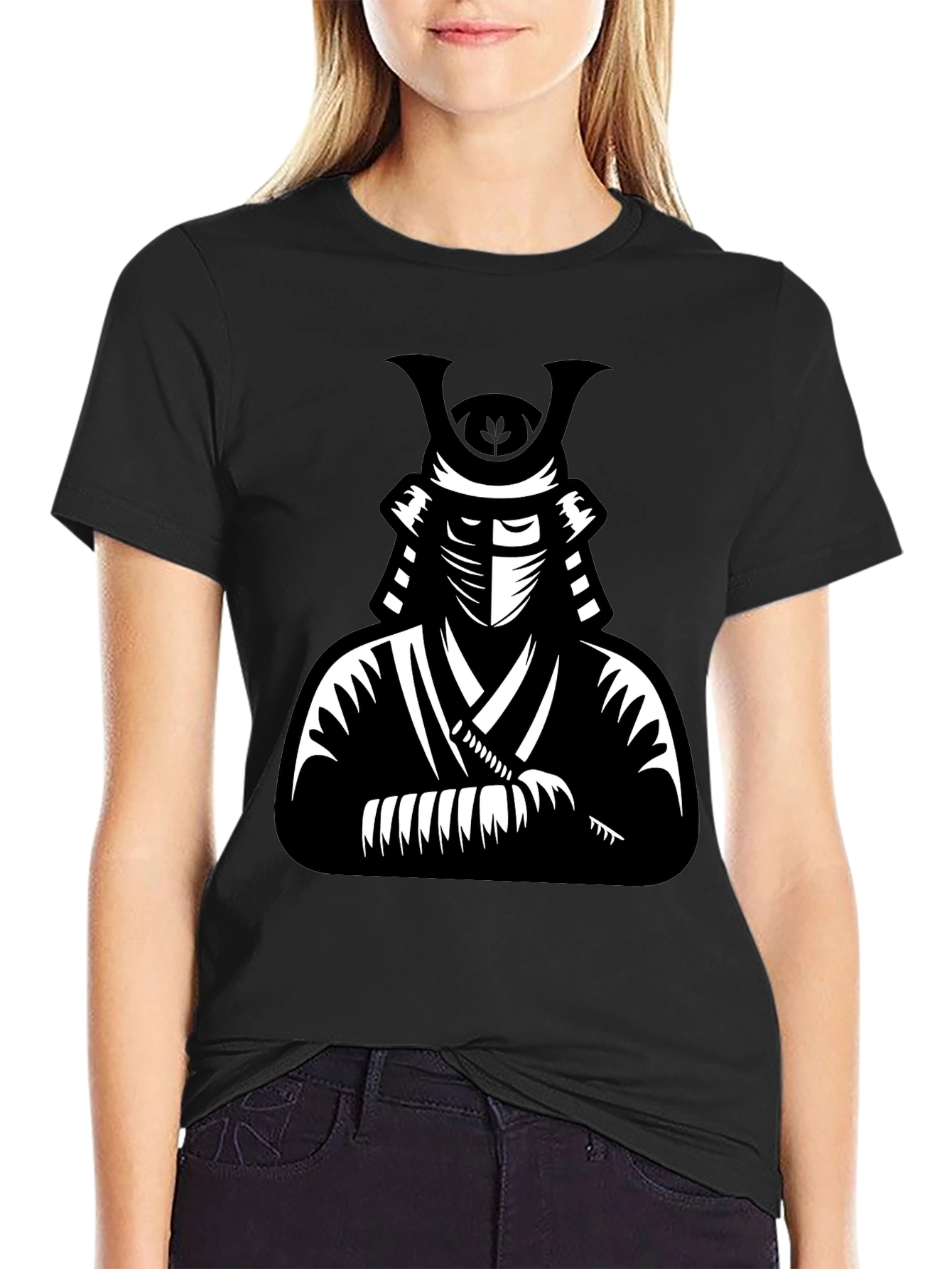 Samurai Graphic Black T-Shirt - Urban Style