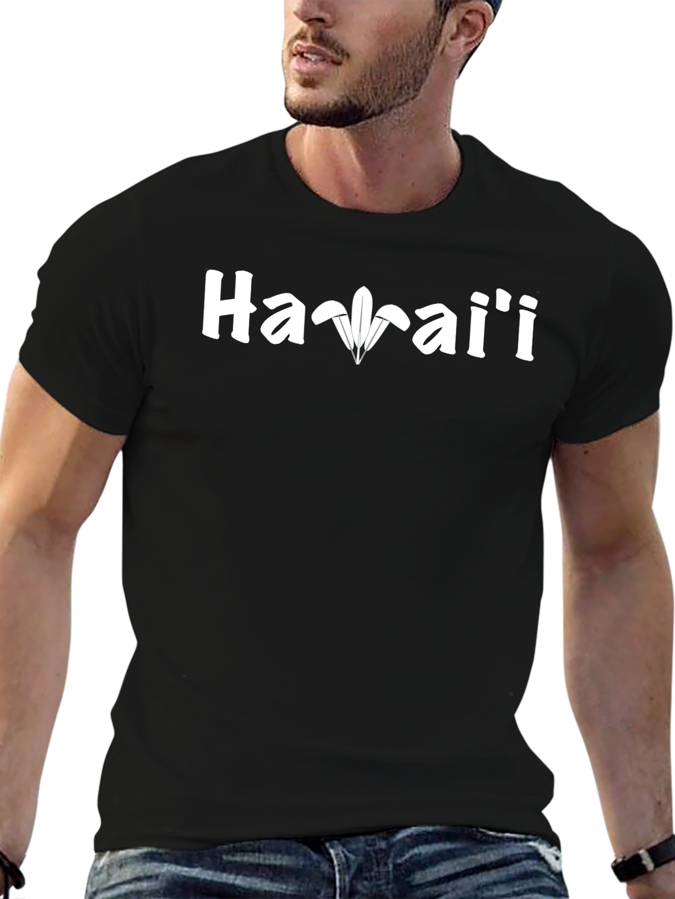 Hawaii T-Shirt - Stylish Black Tee