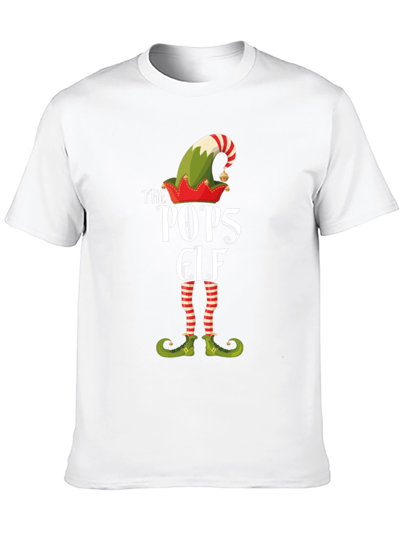The Pops Elf Christmas Graphic Tee