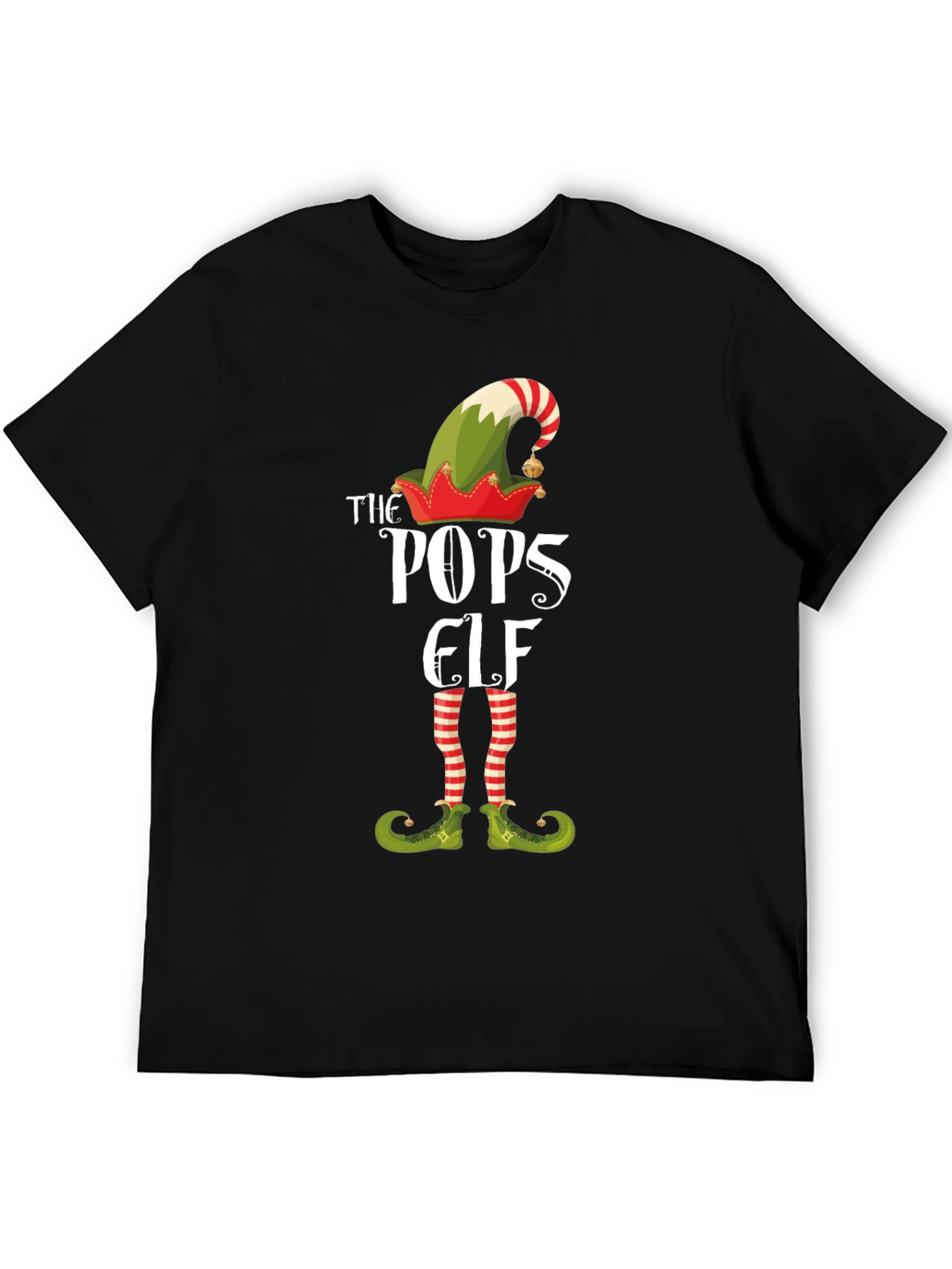 The Pops Elf Christmas Graphic Tee
