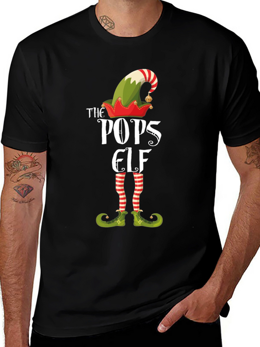 The Pops Elf Christmas Graphic Tee