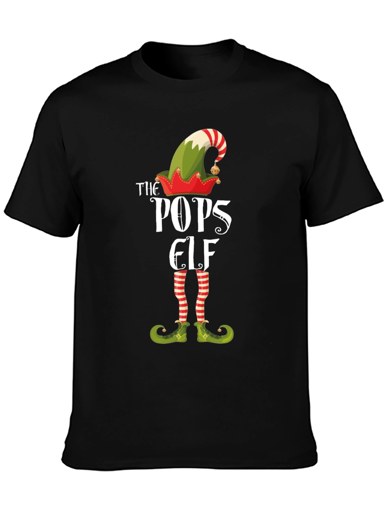The Pops Elf Christmas Graphic Tee