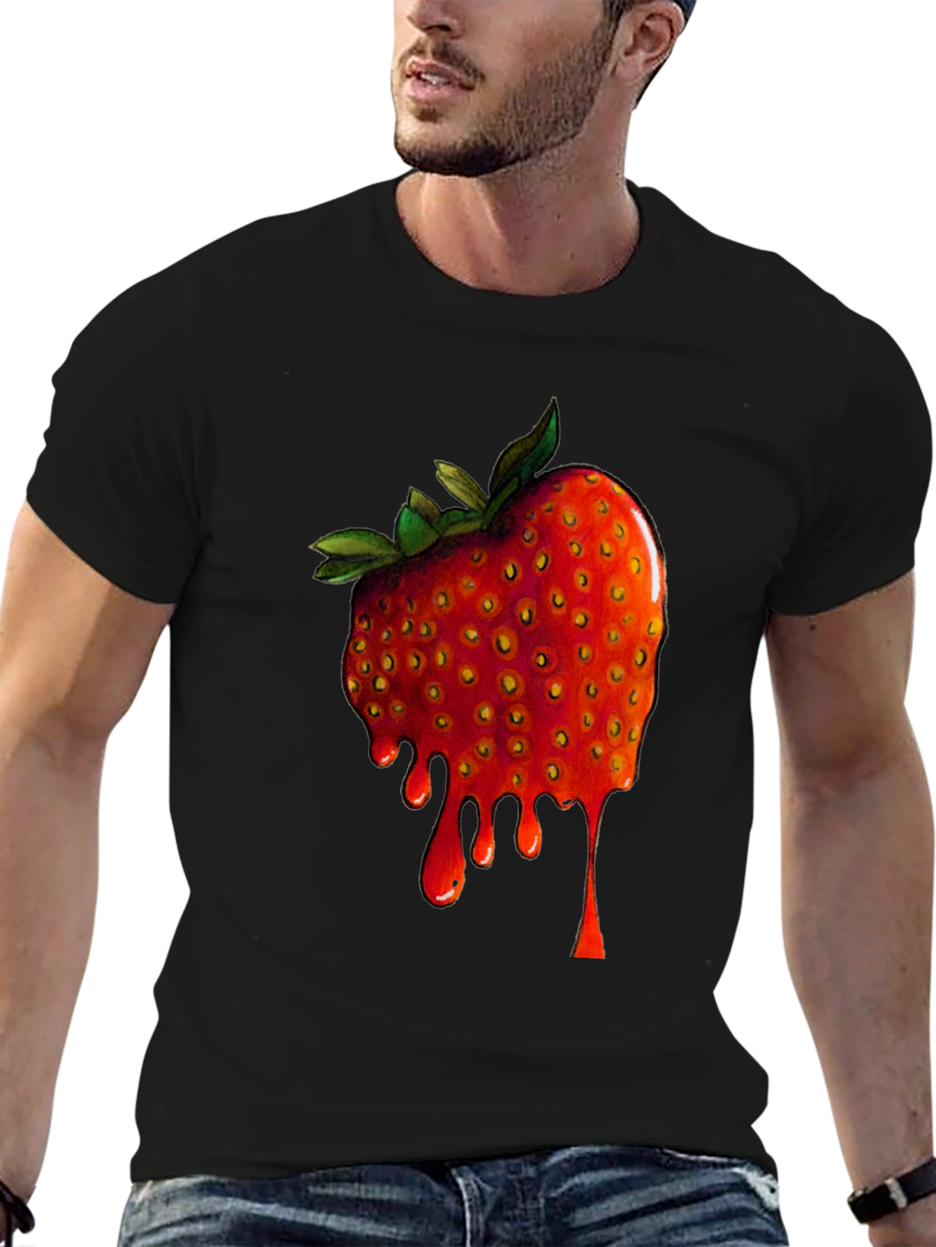 Strawberry Drip Graphic Tee