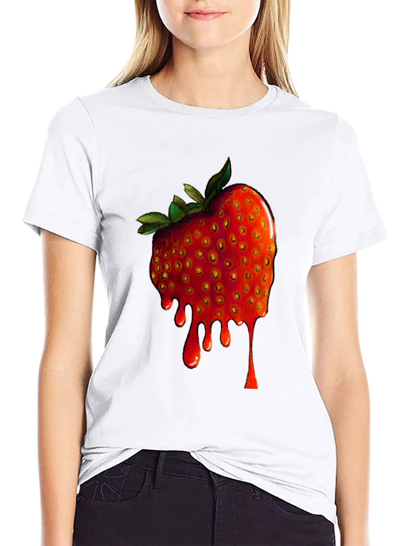 Strawberry Drip Graphic Tee
