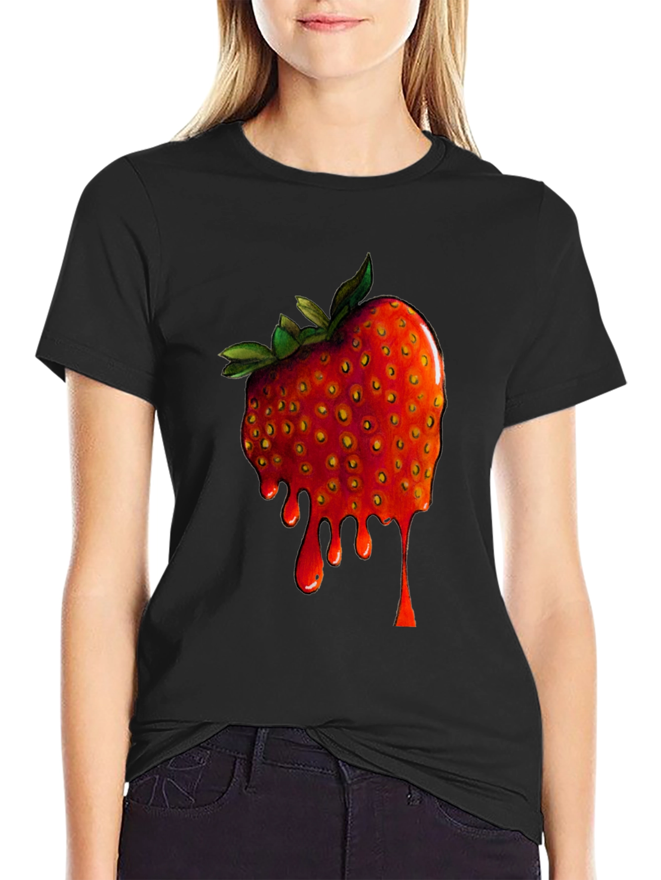 Strawberry Drip Graphic Tee