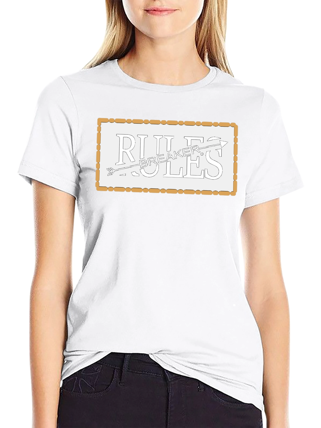 Rules Breaker Graphic Tee - Mens Black T-Shirt
