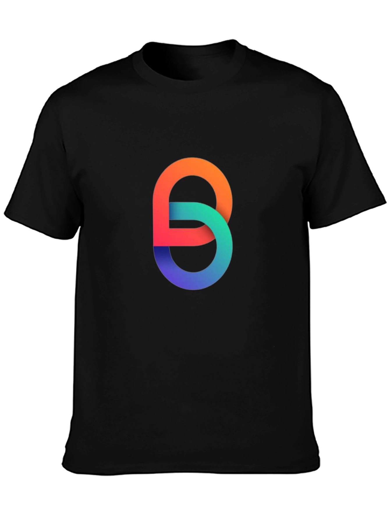 Modern Abstract Infinity Loop Graphic T-Shirt