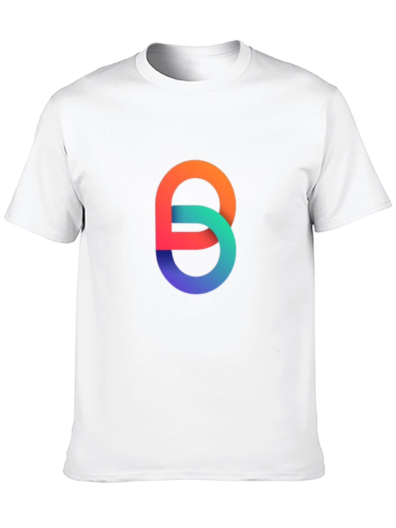 Modern Abstract Infinity Loop Graphic T-Shirt