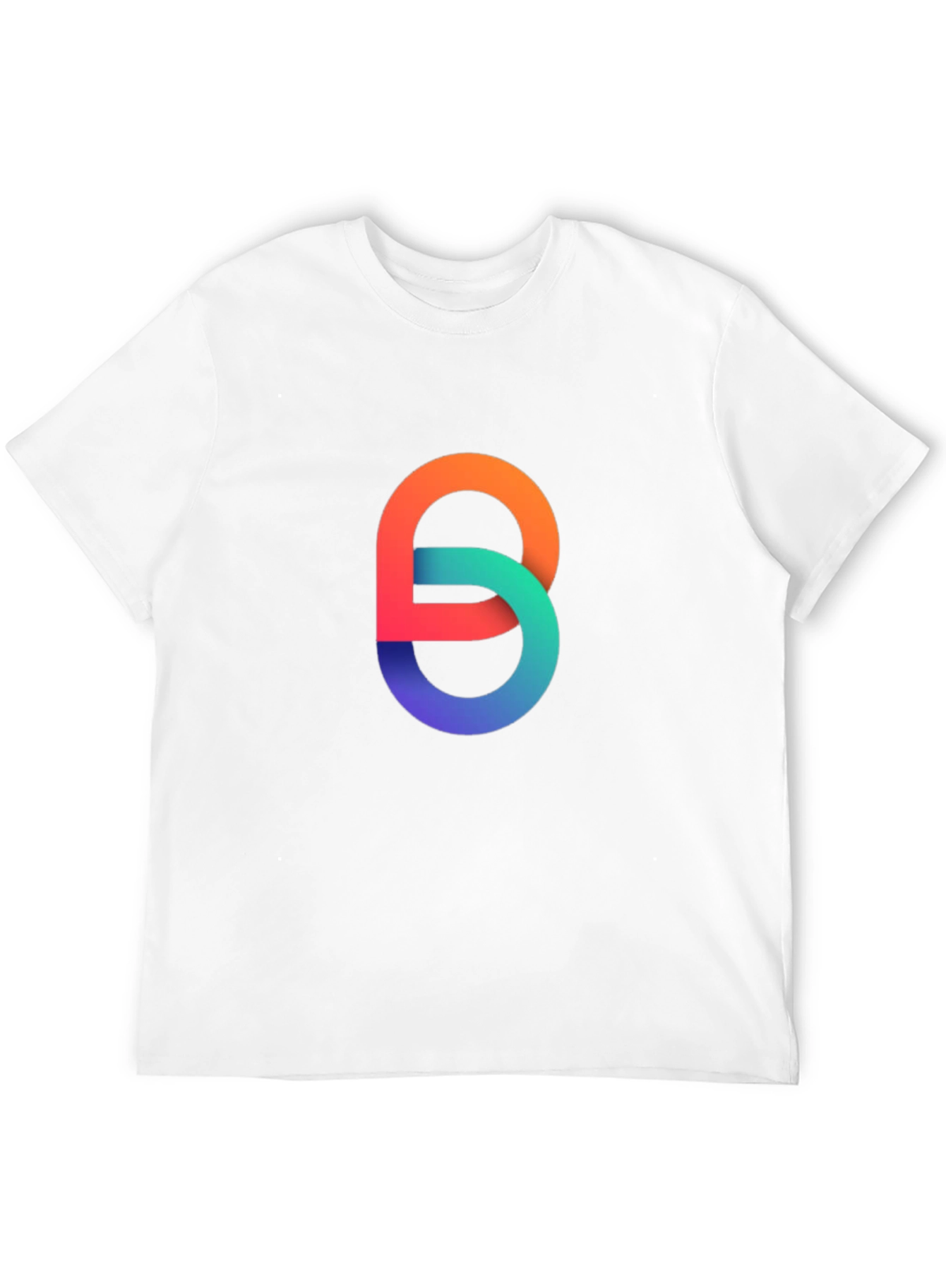 Modern Abstract Infinity Loop Graphic T-Shirt