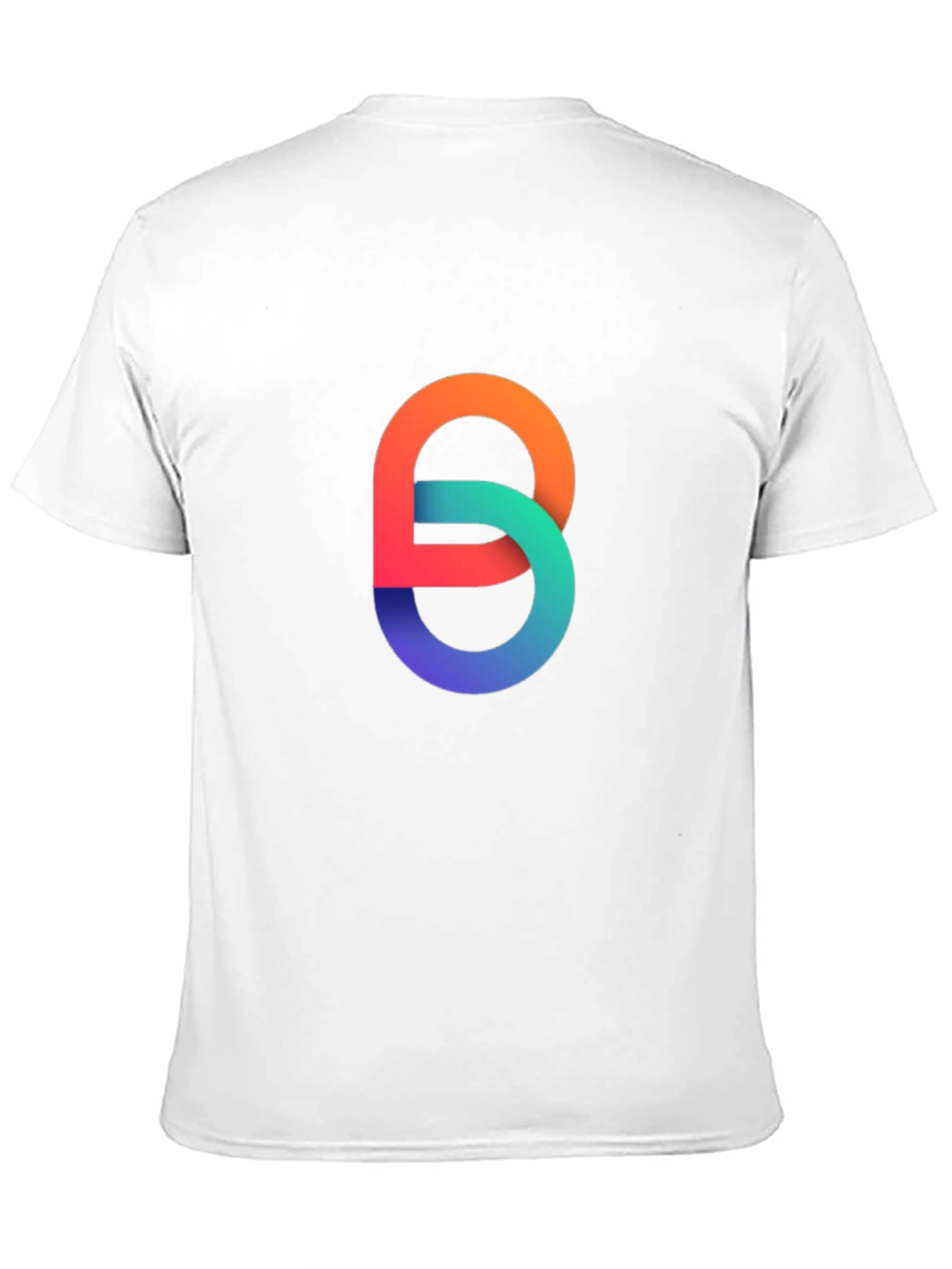 Modern Abstract Infinity Loop Graphic T-Shirt