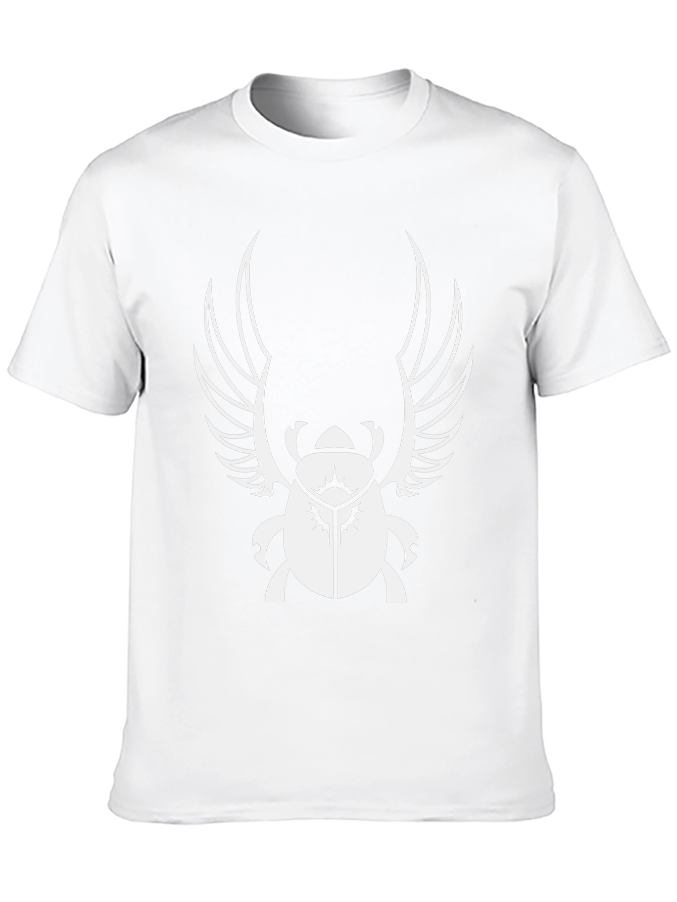 Egyptian Scarab Beetle Wings Black T-Shirt