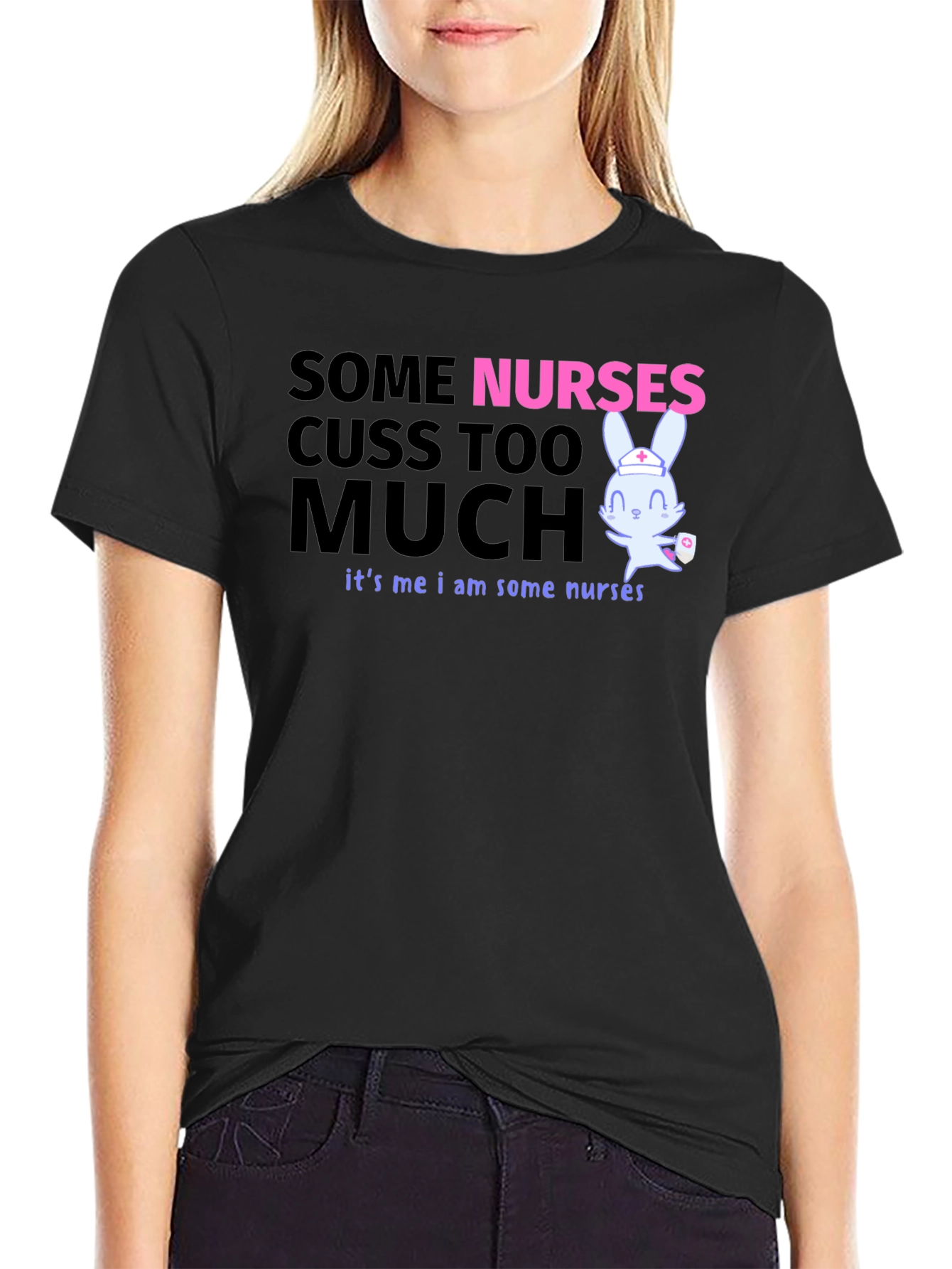 Funny Nurse T-Shirt: Some Nurses Cuss Too Much