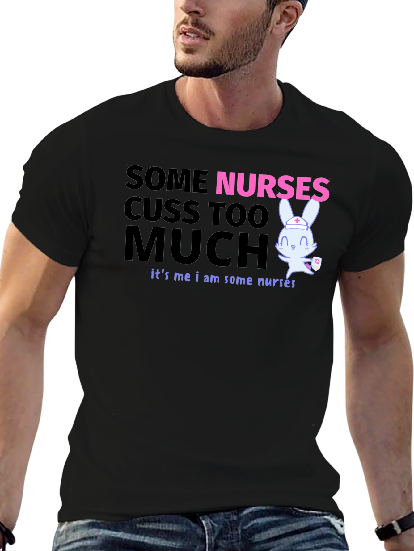 Funny Nurse T-Shirt: Some Nurses Cuss Too Much