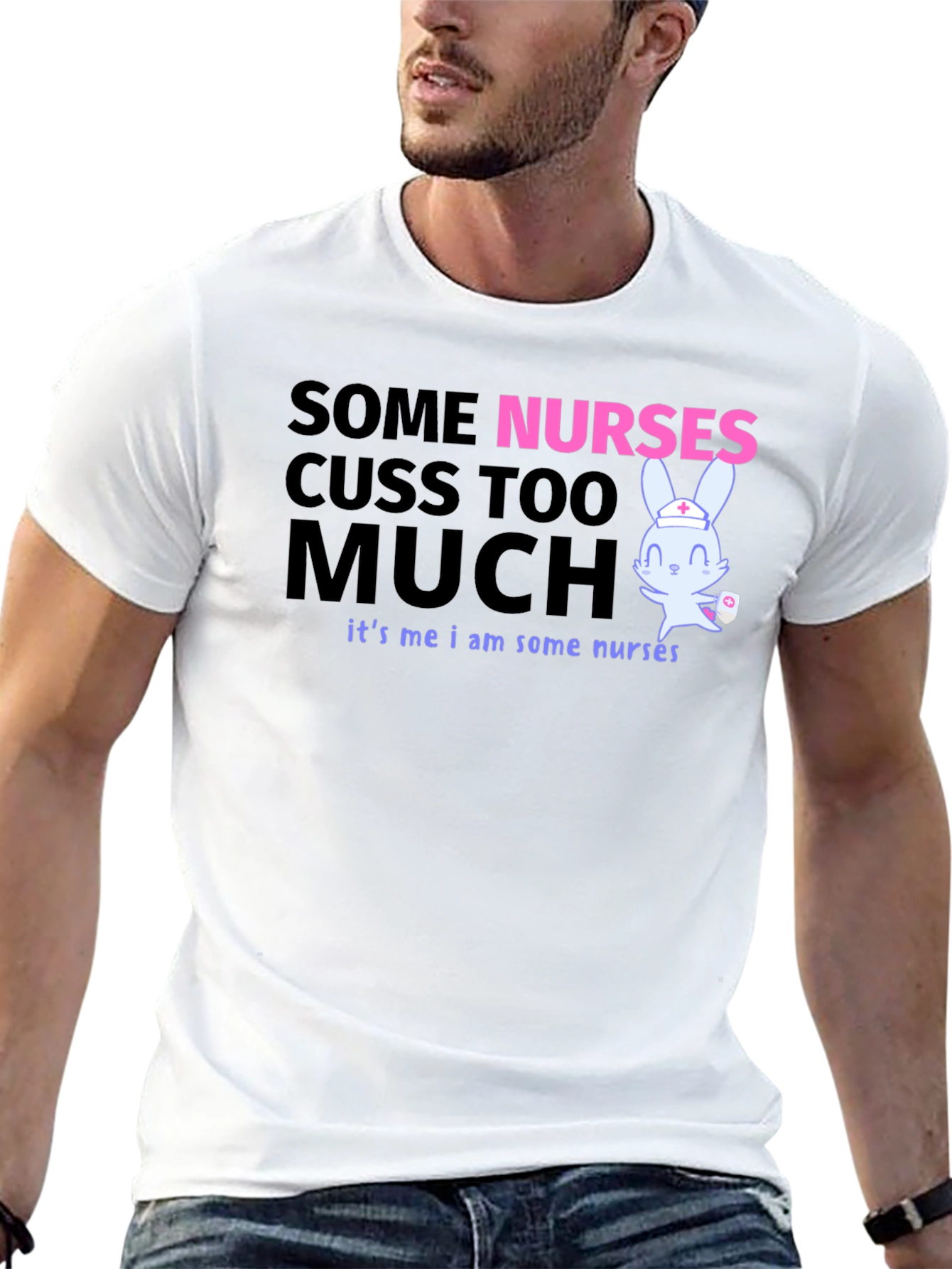 Funny Nurse T-Shirt: Some Nurses Cuss Too Much