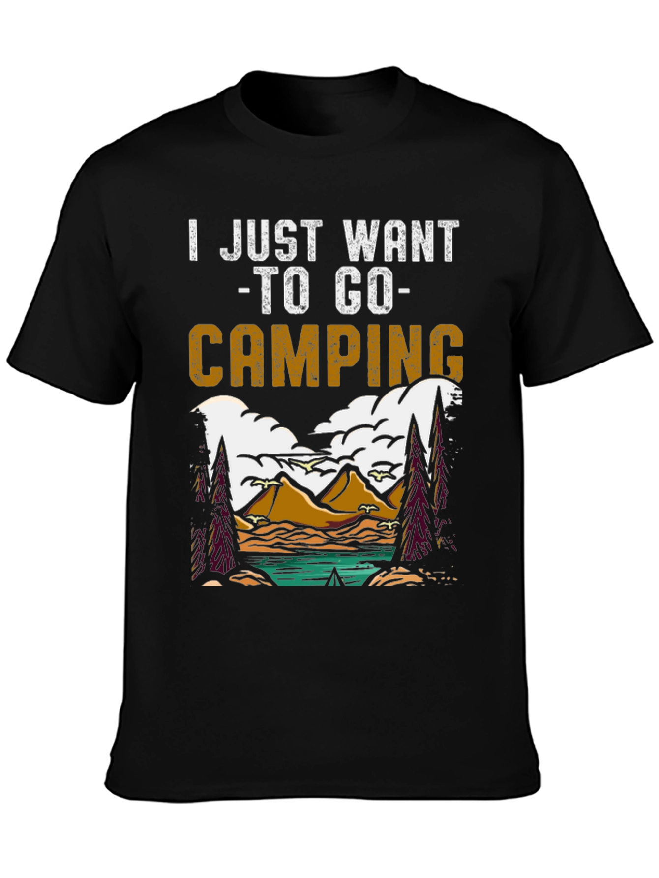 Camping Adventure Graphic Tee - Nature Lovers T-Shirt