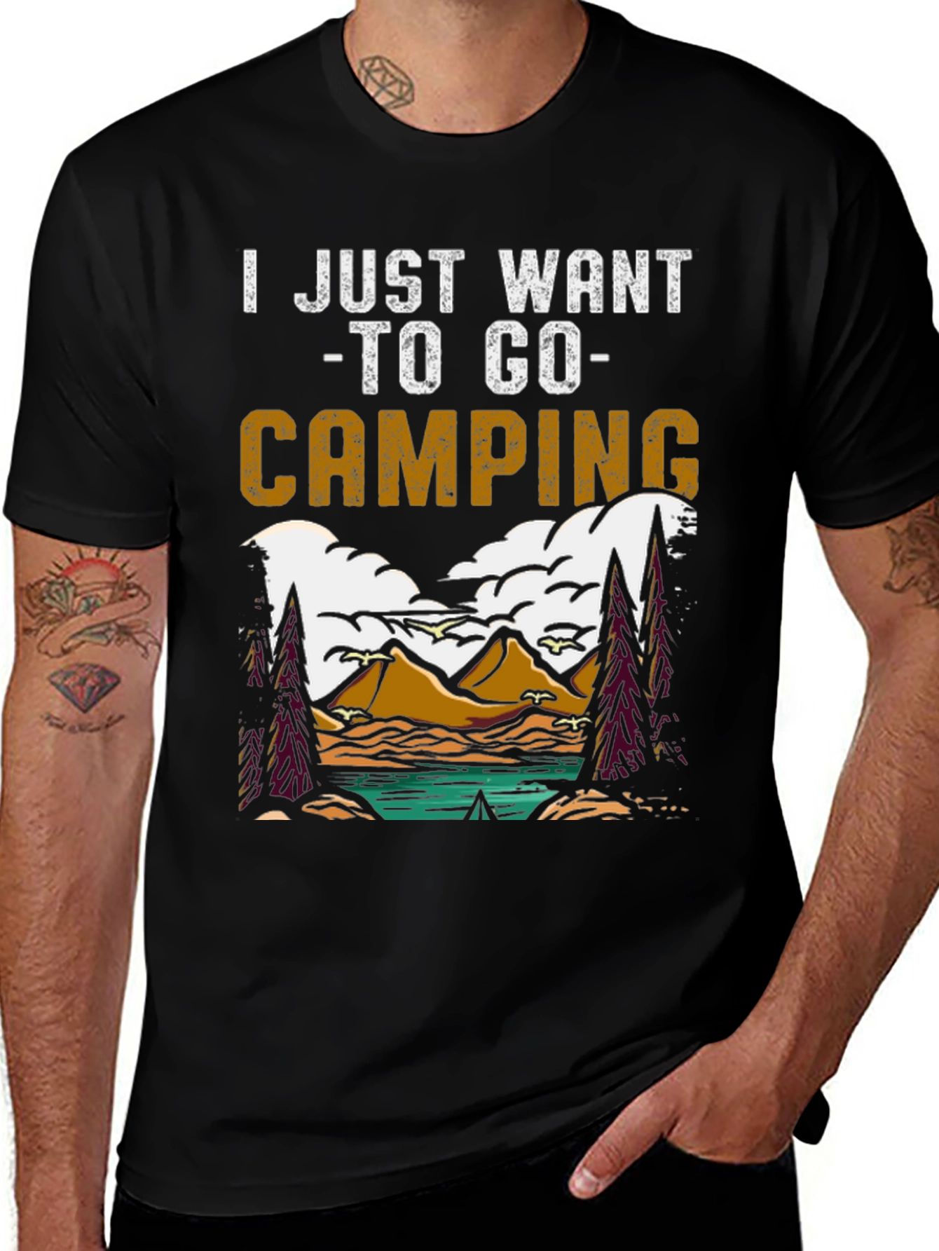 Camping Adventure Graphic Tee - Nature Lovers T-Shirt