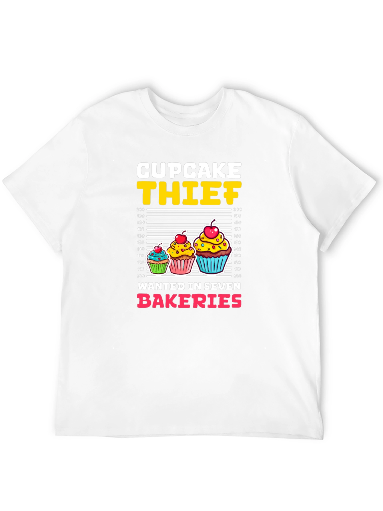 Cupcake Thief Funny Graphic T-Shirt