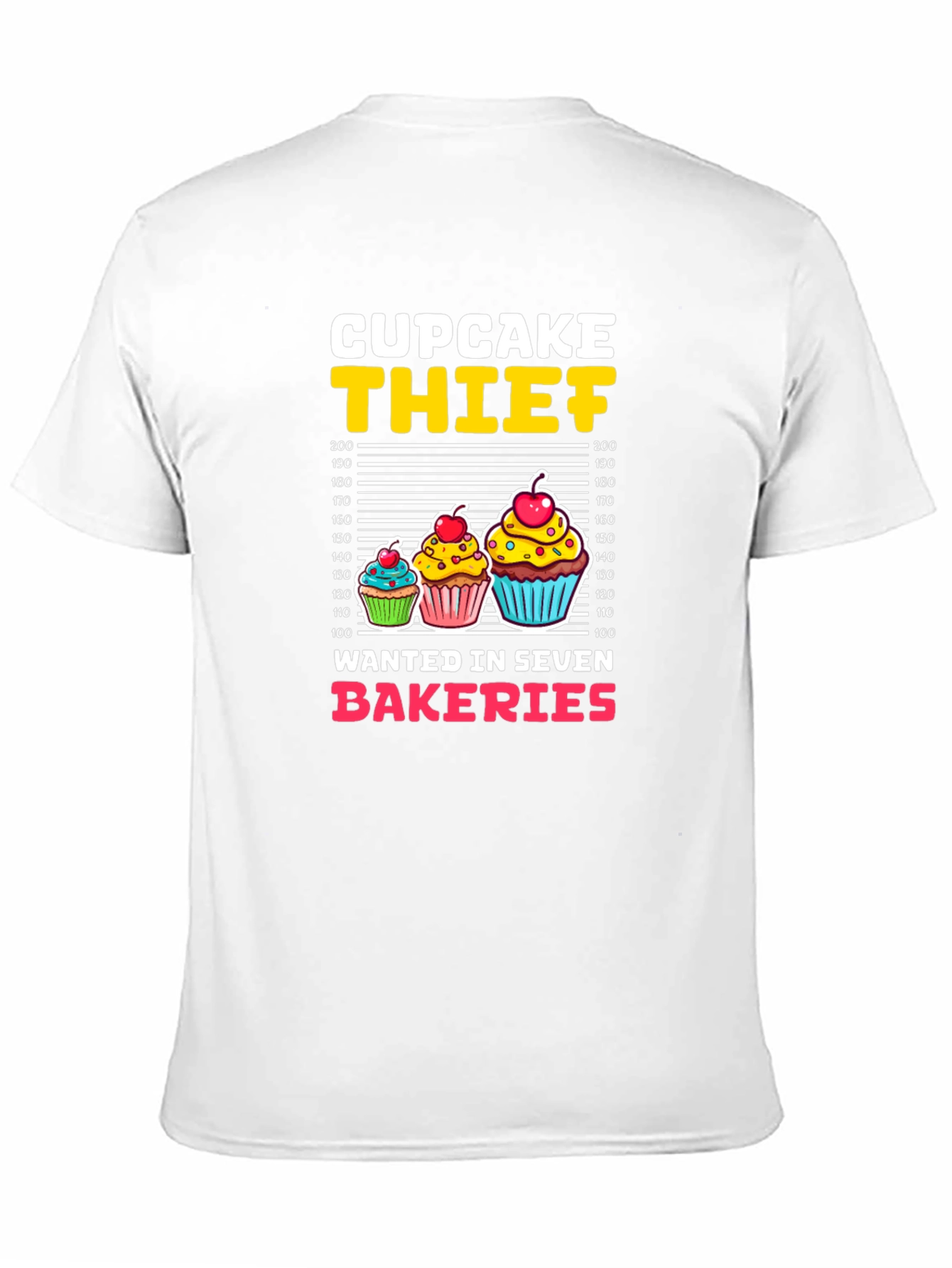 Cupcake Thief Funny Graphic T-Shirt