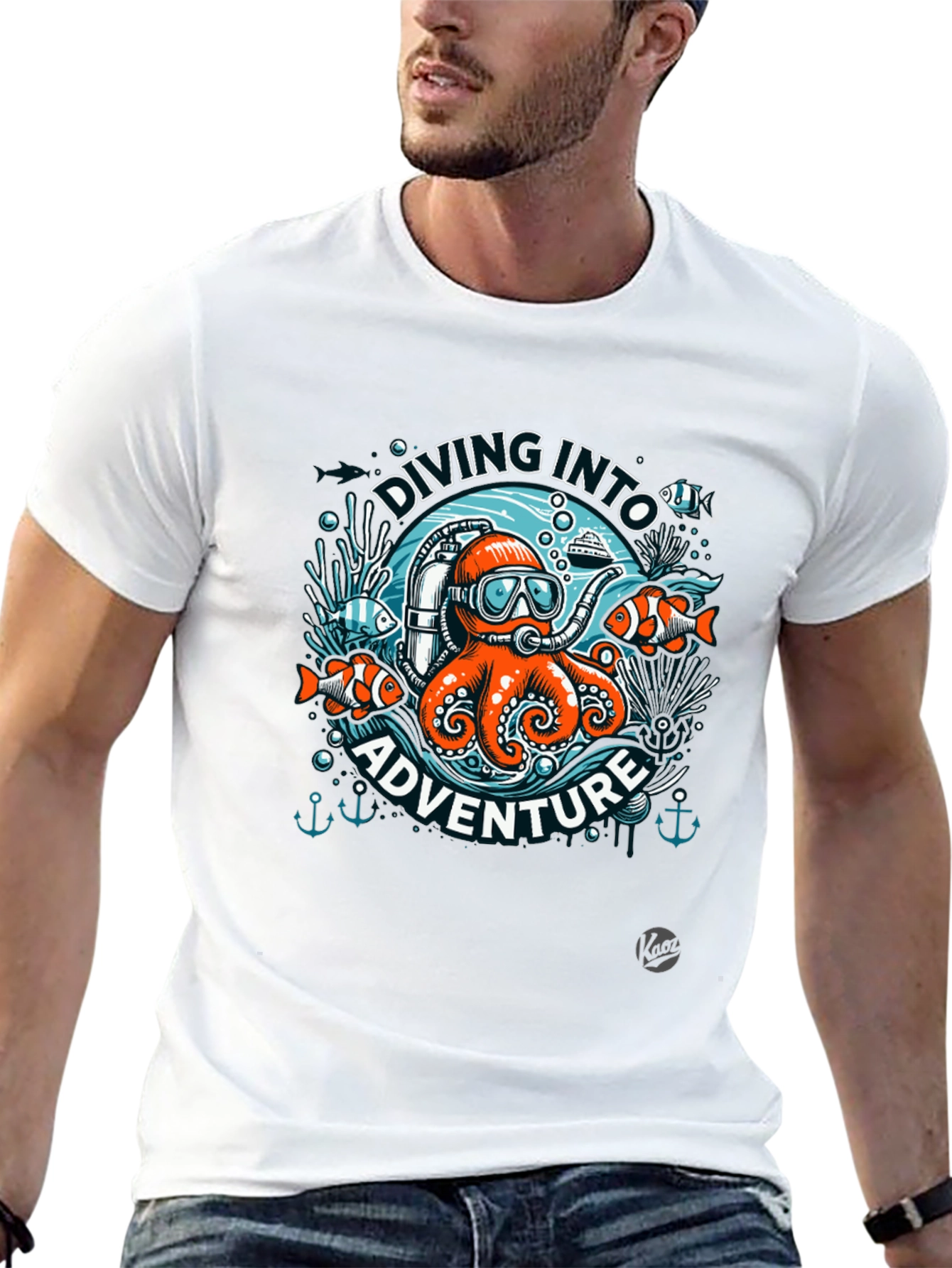 Diving Into Adventure Graphic Tee