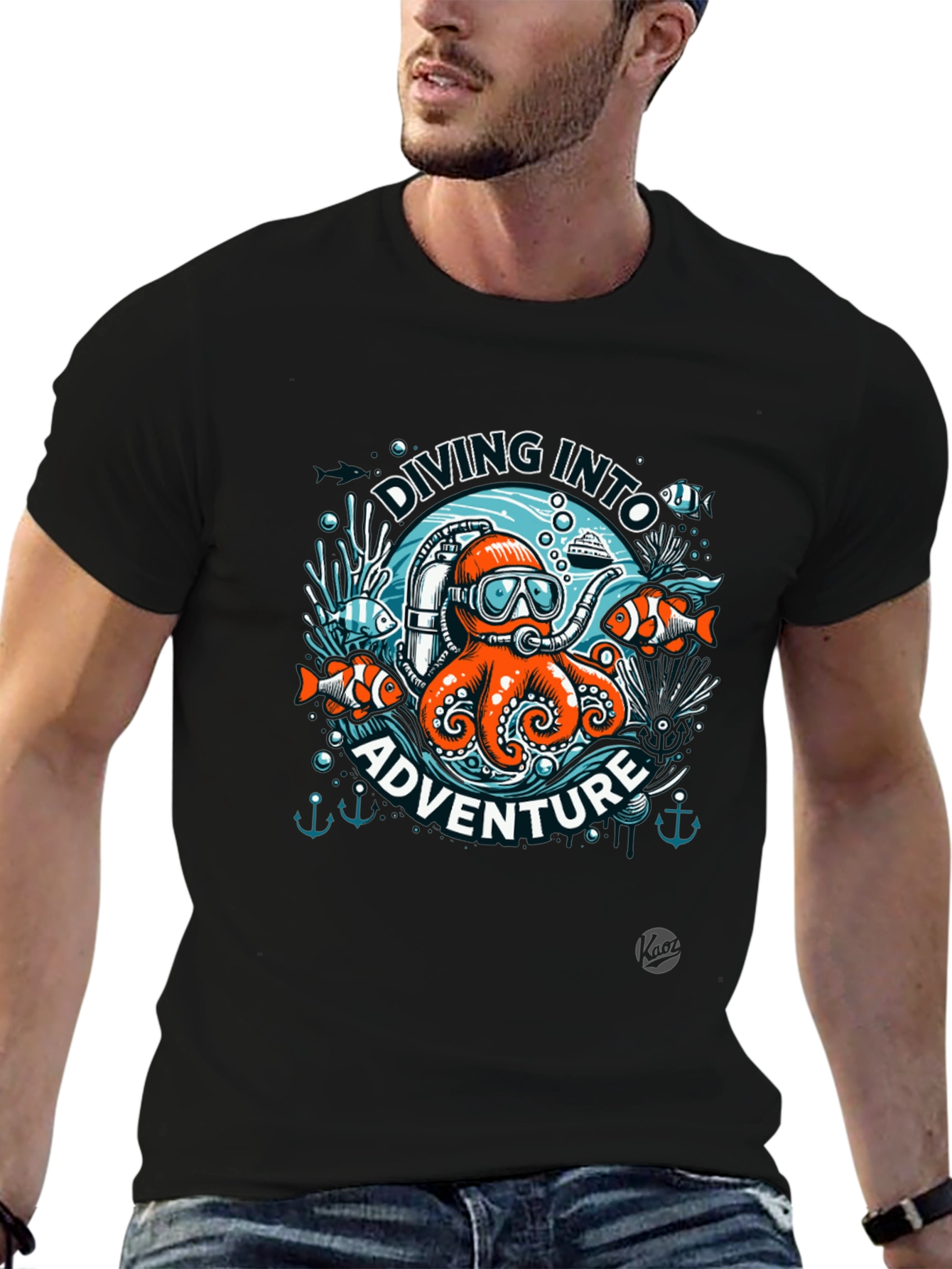 Diving Into Adventure Graphic Tee