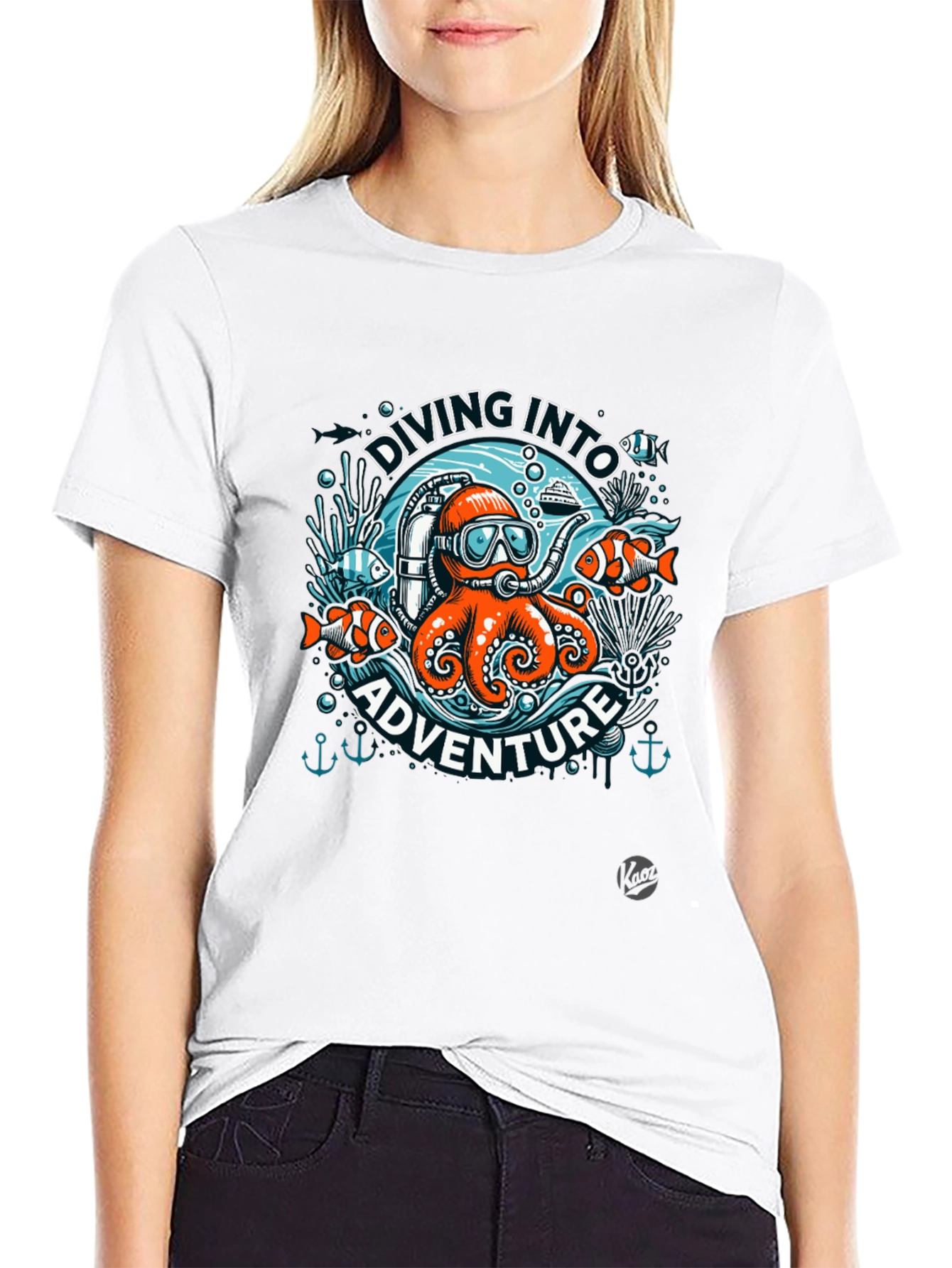 Diving Into Adventure Graphic Tee