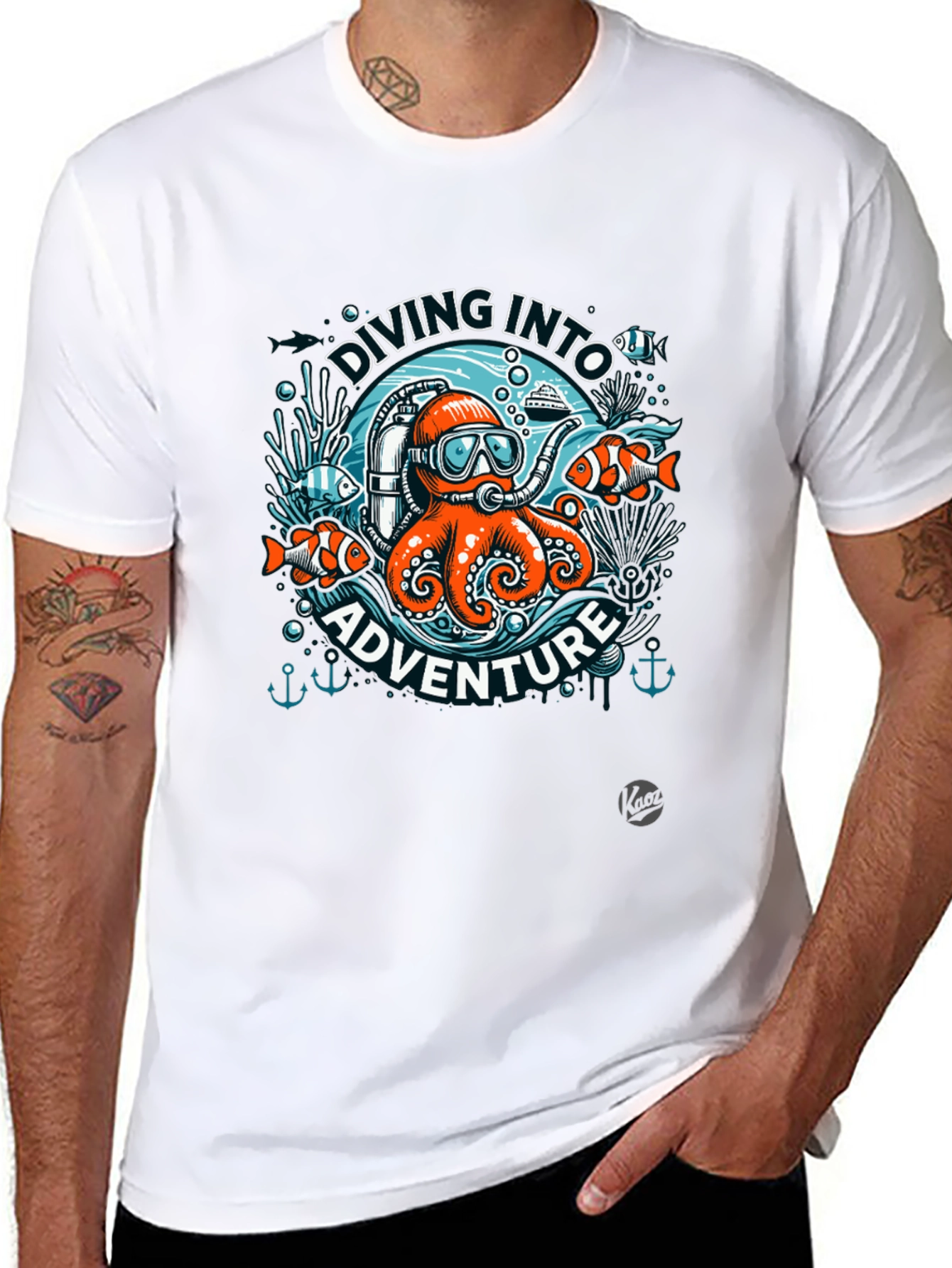 Diving Into Adventure Graphic Tee