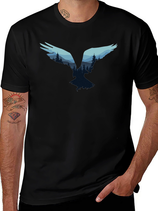 Nature Silhouette Graphic T-Shirt
