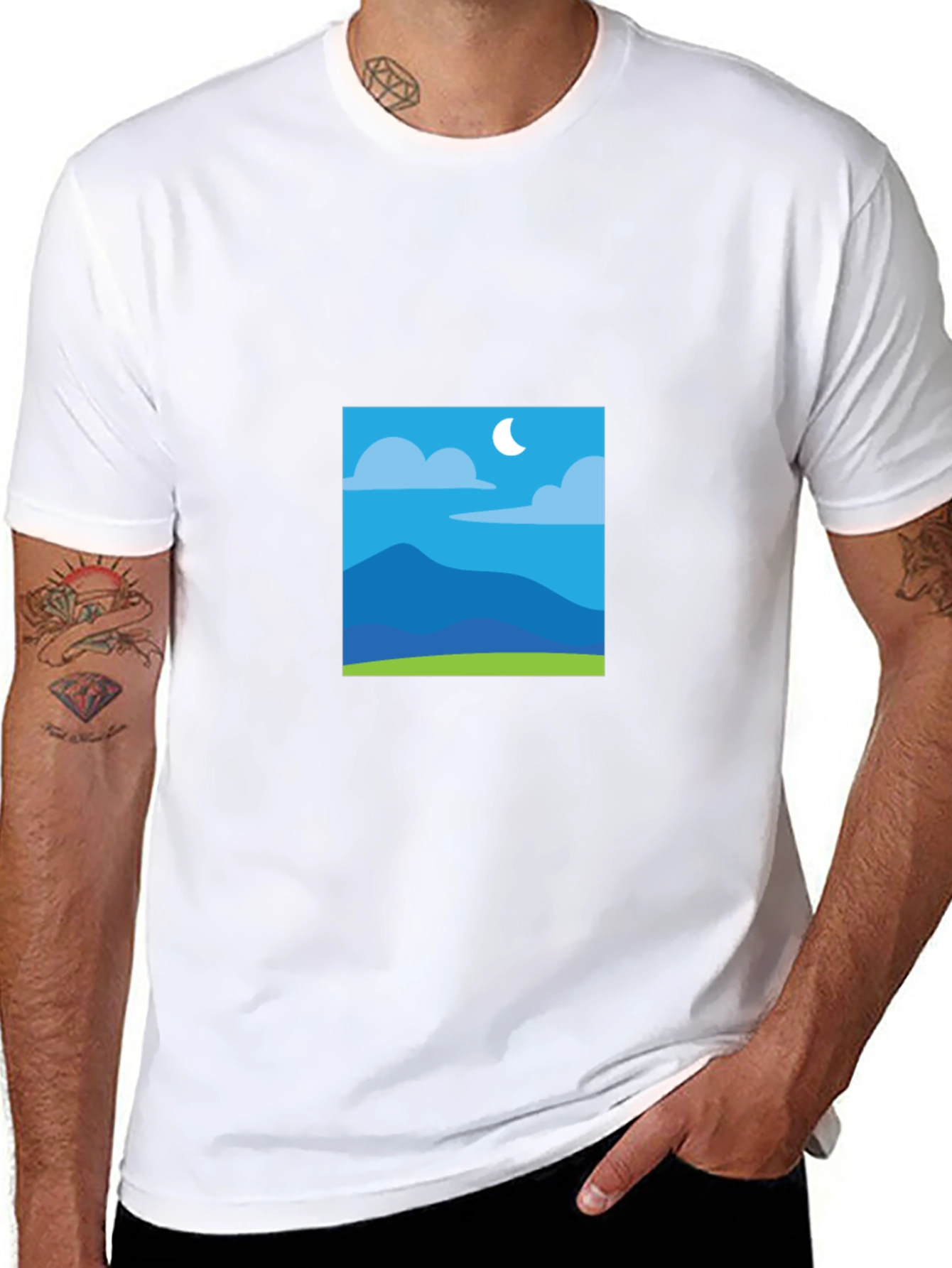 Mountain Moon Black Tee