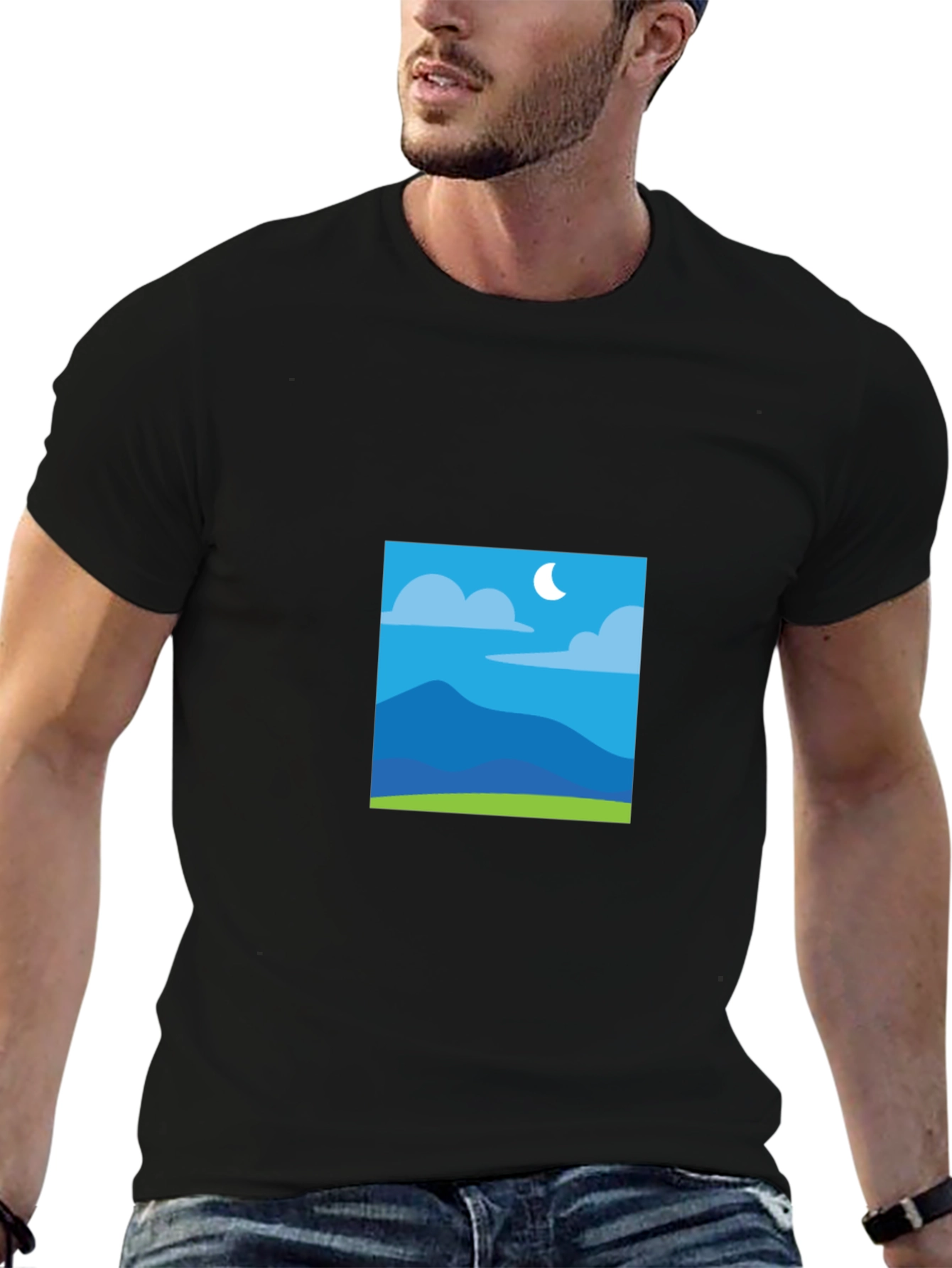 Mountain Moon Black Tee