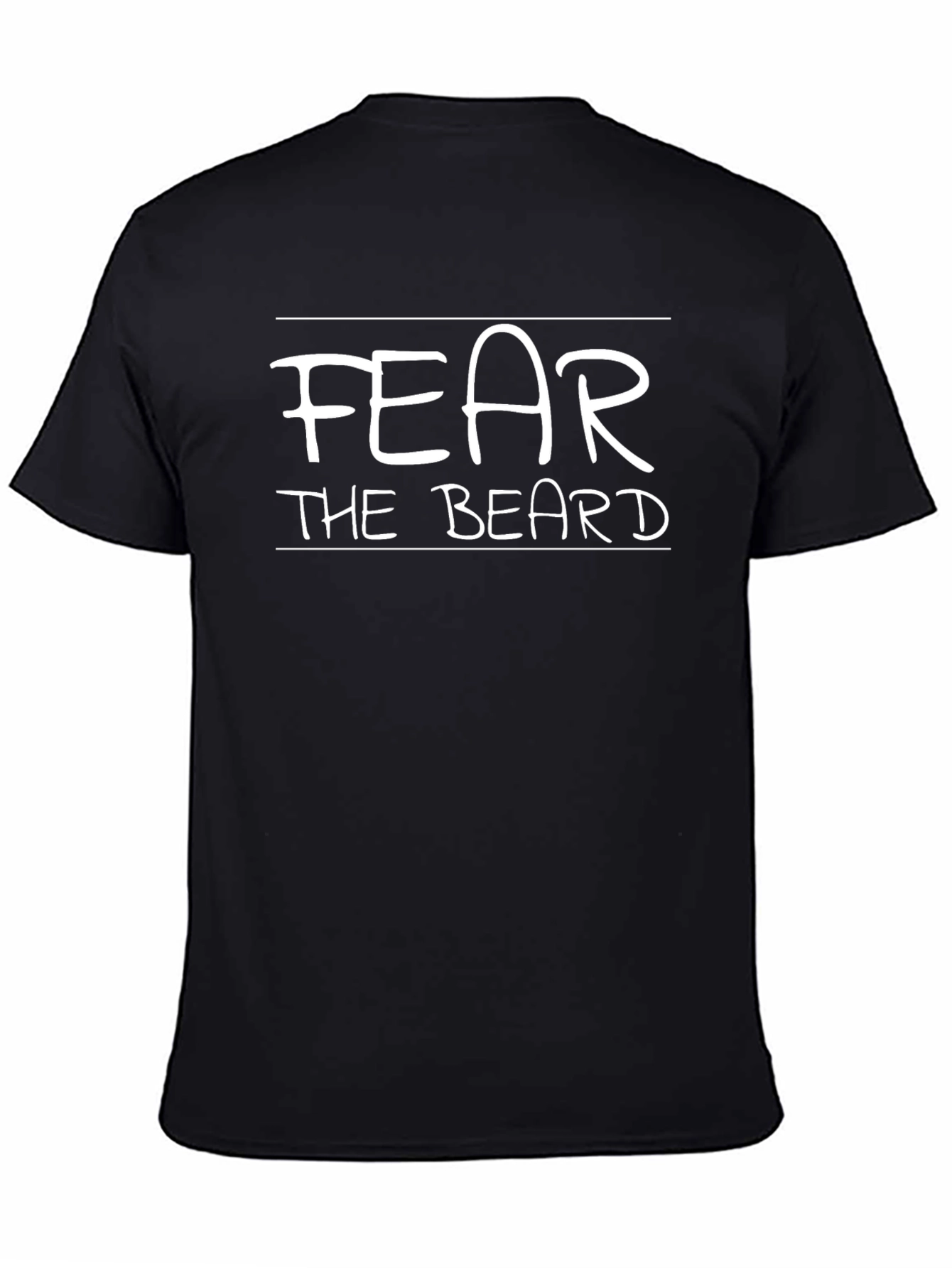 Fear the Beard Graphic Tee - Black