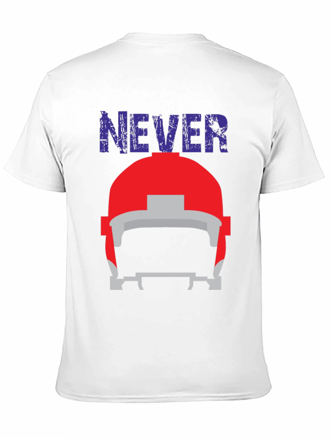 Never Give Up Football T-Shirt
