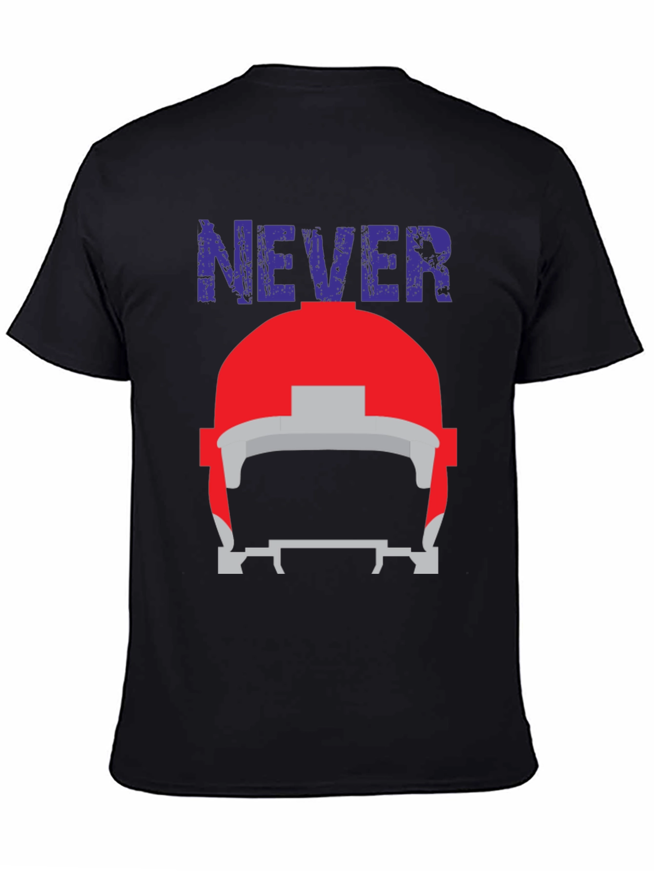 Never Give Up Football T-Shirt