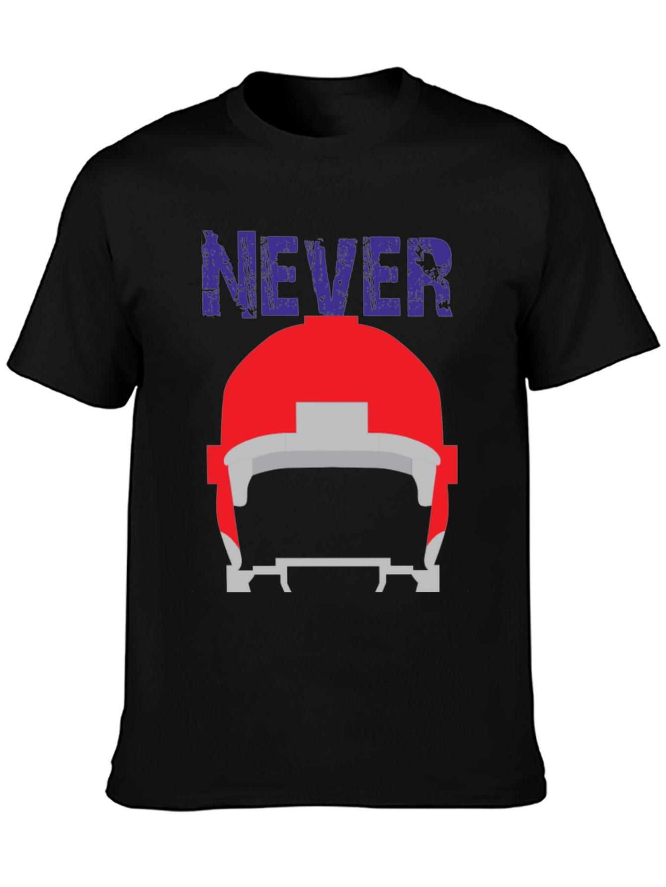 Never Give Up Football T-Shirt