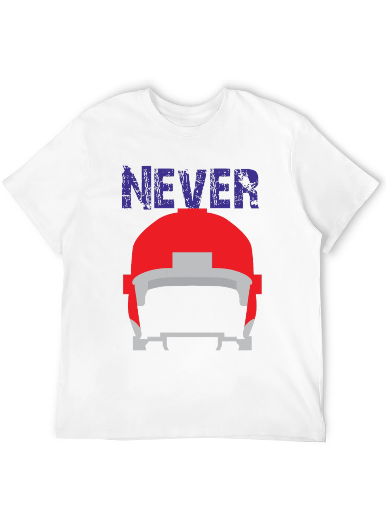 Never Give Up Football T-Shirt